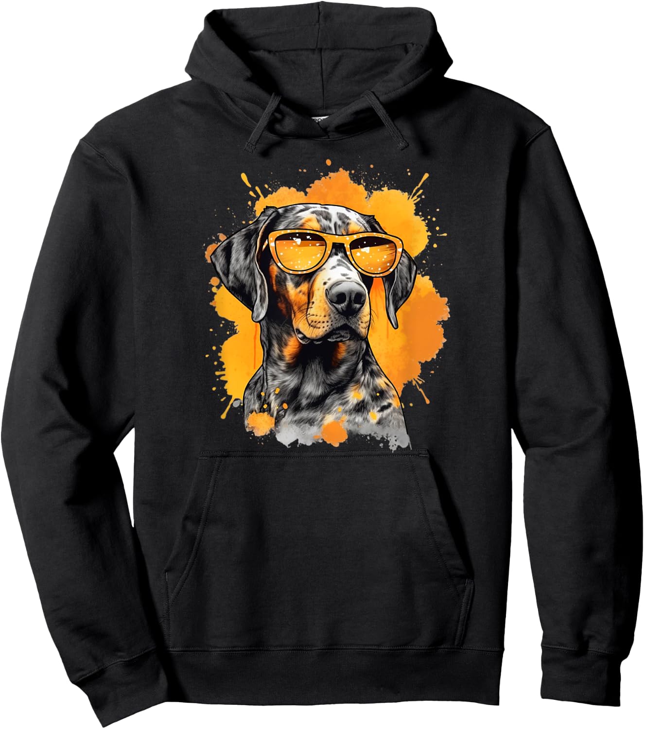 Catahoula Leopard Dog Men Women Girls Kids Hoodie - Hoodie | Black