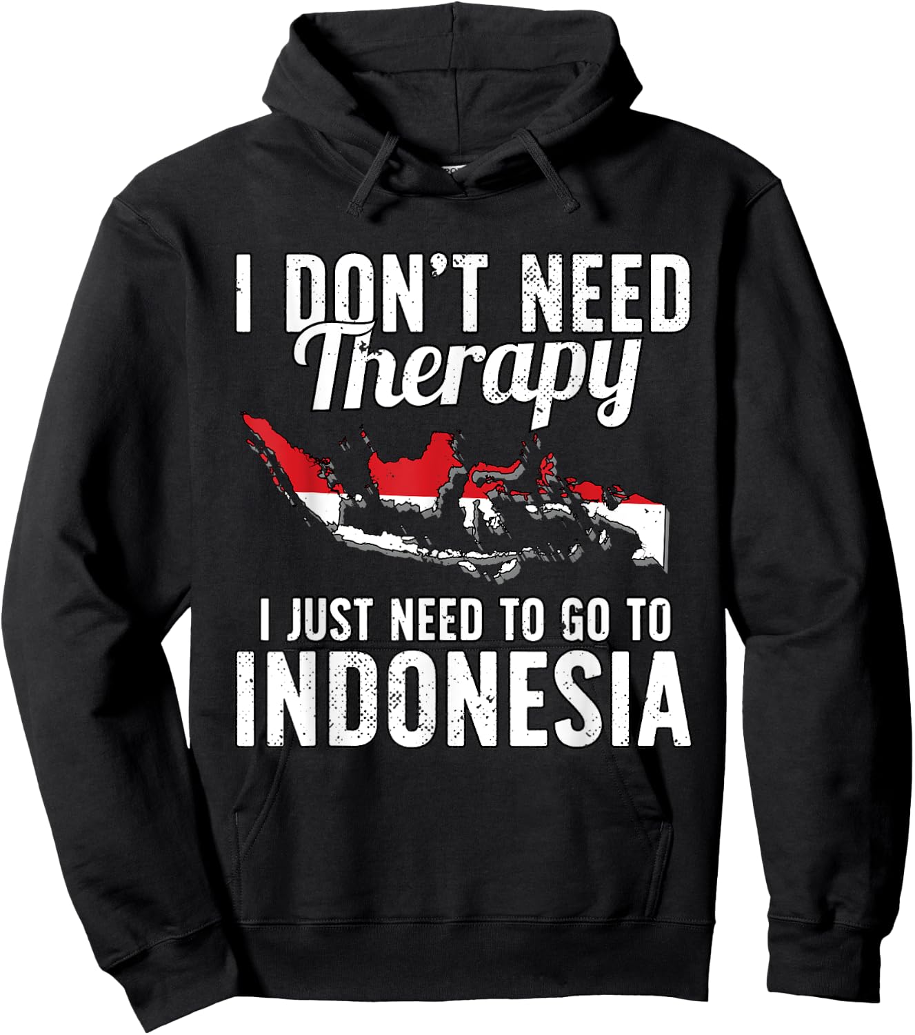 Indonesian Flag I Indonesia Flag I Vacation Indonesia Hoodie - Hoodie | Black