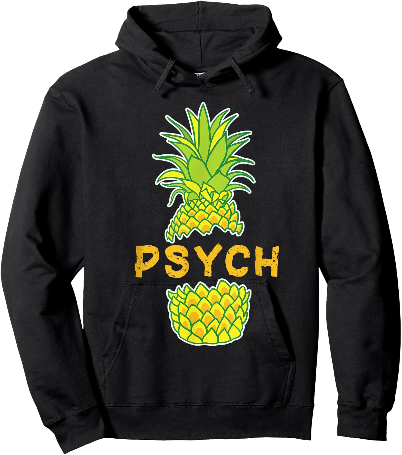 Be A Pineapple Psych Pineapple Hoodie - Hoodie | Black