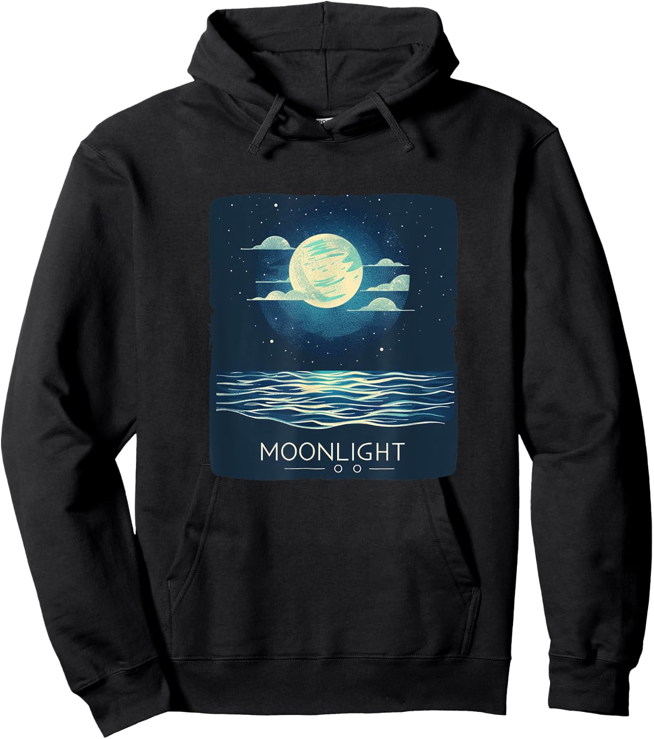 Beautiful Moonlight Outfit for Moon Lovers Hoodie - Hoodie | Black