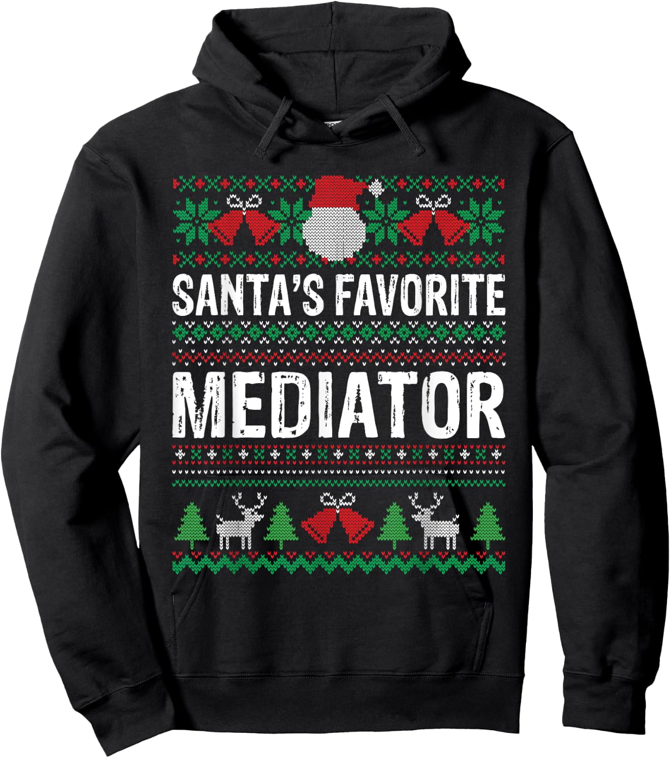 Mediator Christmas - Santas Favorite Mediator Xmas Hoodie - Hoodie | Black
