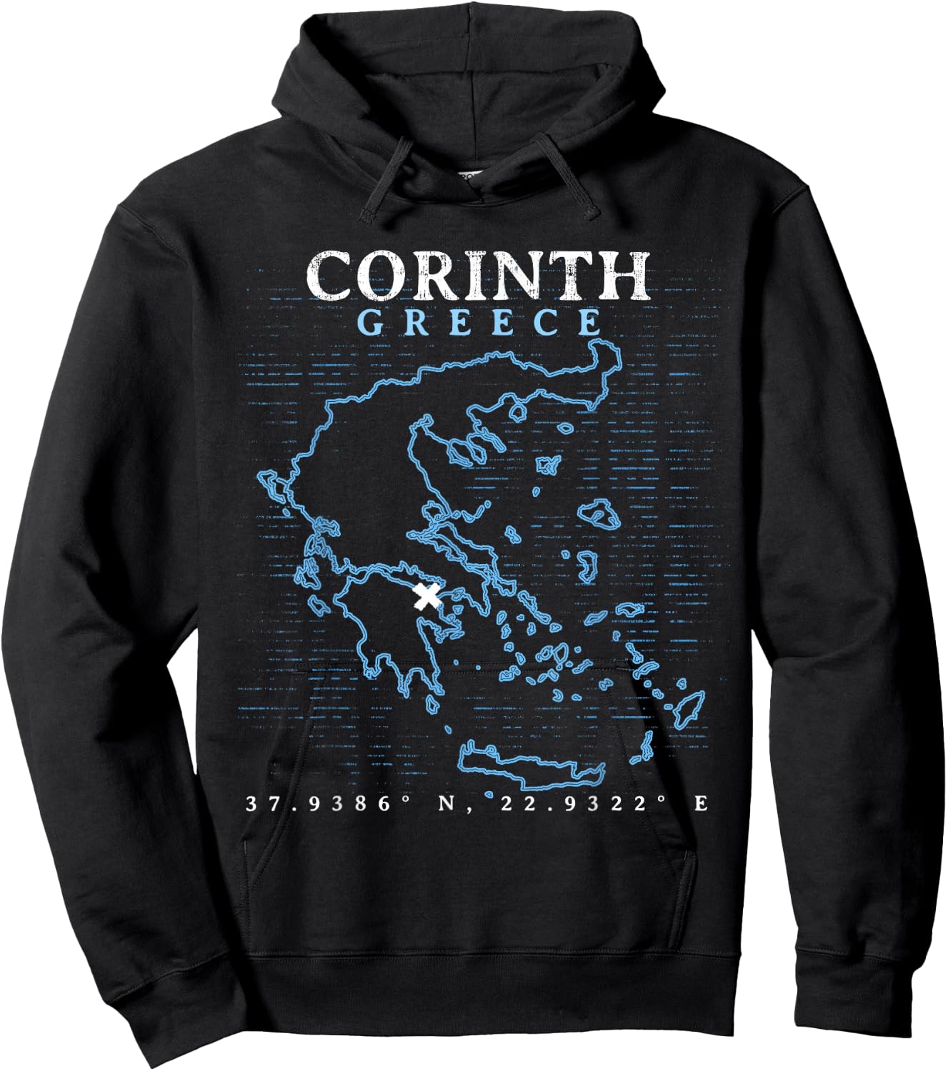 Greece Corinth Hoodie - Hoodie | Black