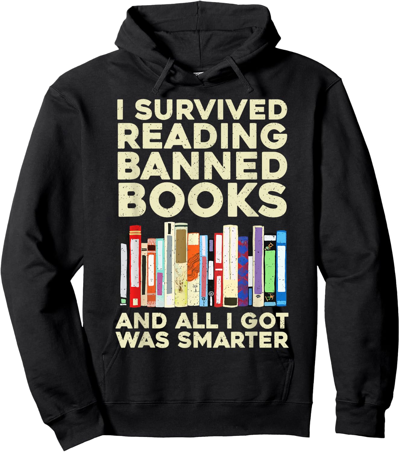 Funny Banned Books Art Women Cool Read Banned Books Hoodie - Hoodie | Black