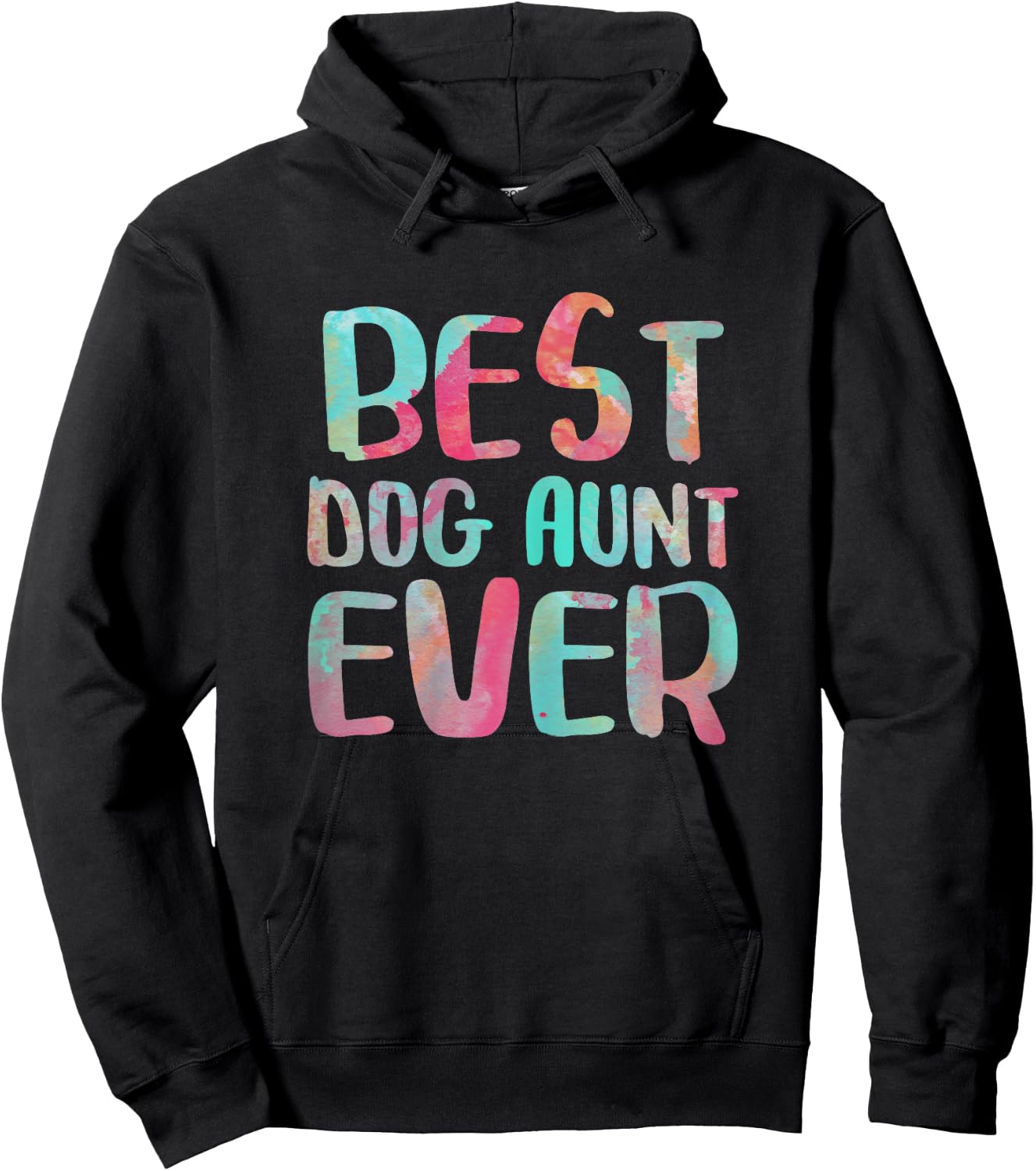 Best Dog Aunt Ever Shirt Women Dog Lover Auntie Mothers Day Hoodie - Hoodie | Black