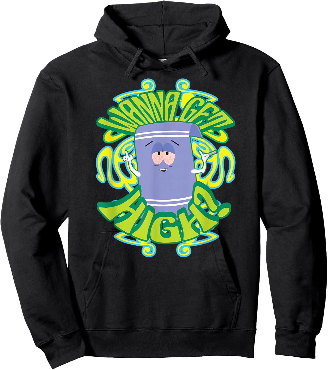 South Park Wanna Get High? Hoodie - Hoodie | Black