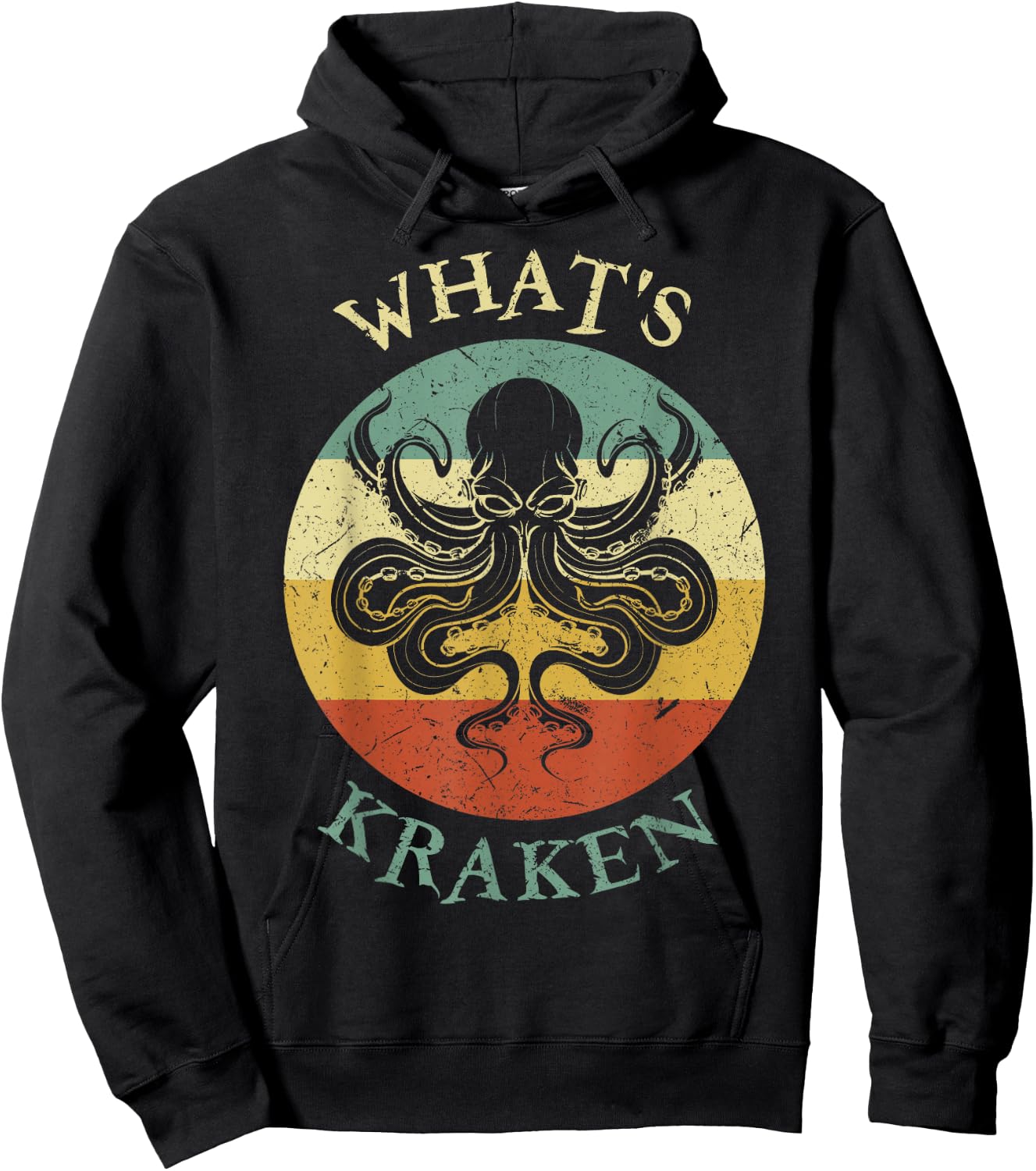 Octopus What's Kraken Hoodie - Hoodie | Black