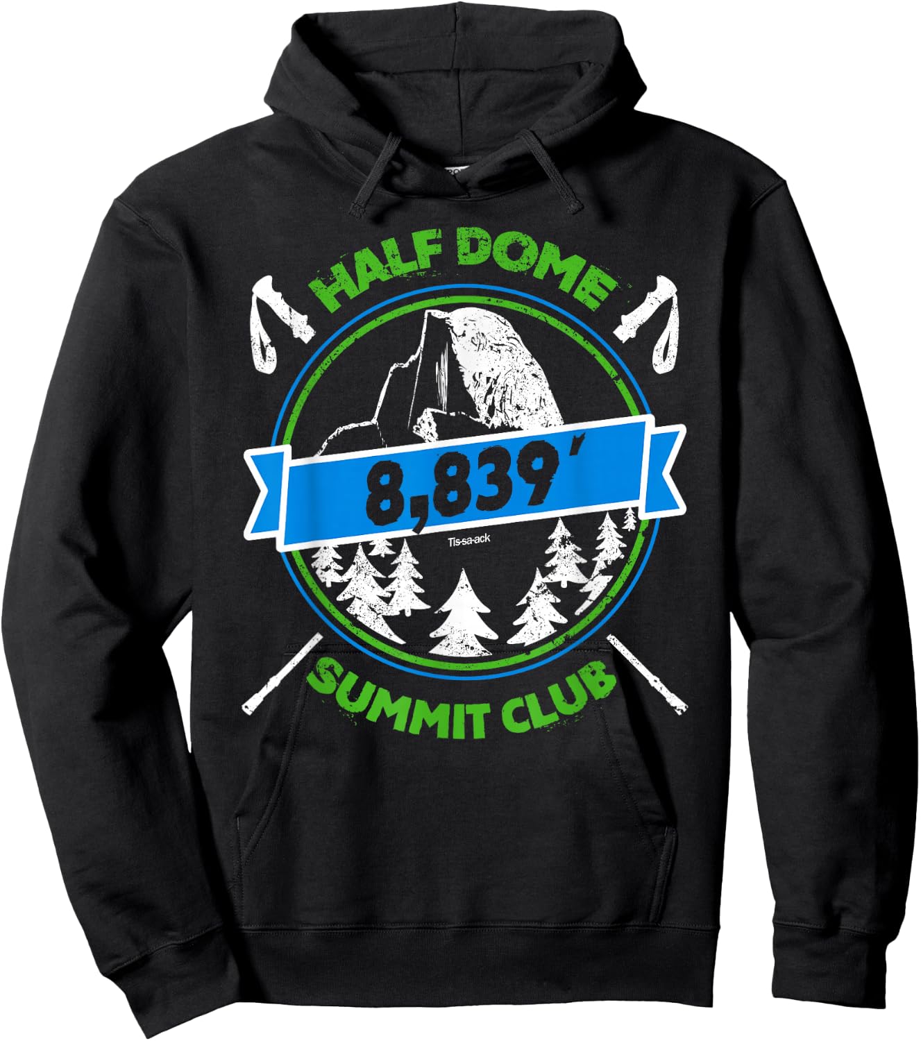 Half Dome Summit Club Hoodie - Hoodie | Black
