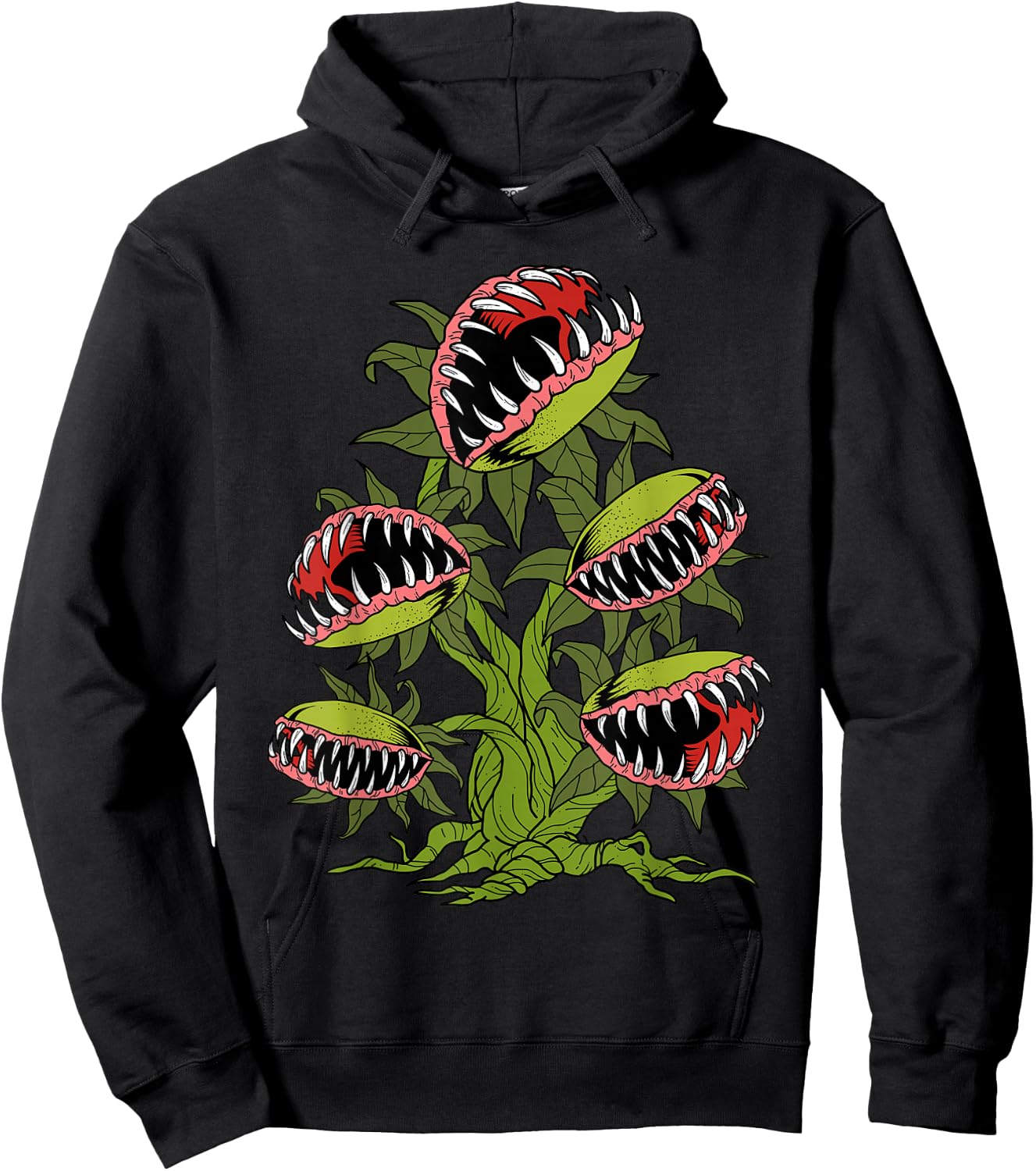 Venus Fly Trap Shirt Men Women Monster Carnivorous Plants Hoodie - Hoodie | Black