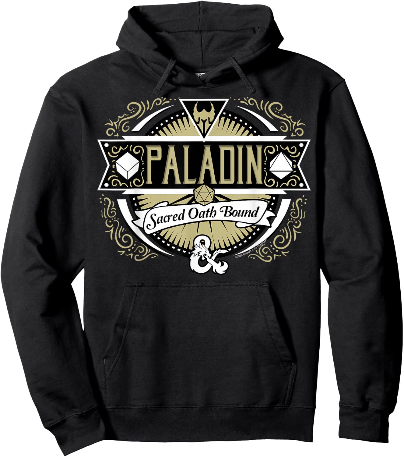 Dungeons & Dragons Paladin Sacred Oath Bound Hoodie - Hoodie | Black