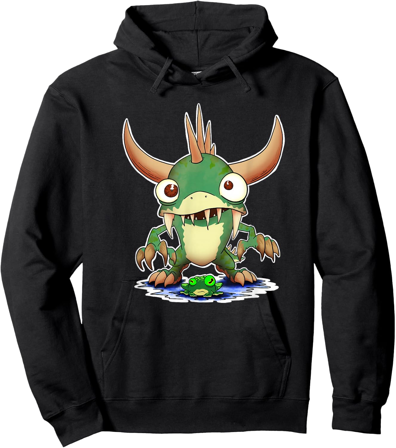 Wisconsin's Legendary Hodag of Rhinelander Hoodie - Hoodie | Black