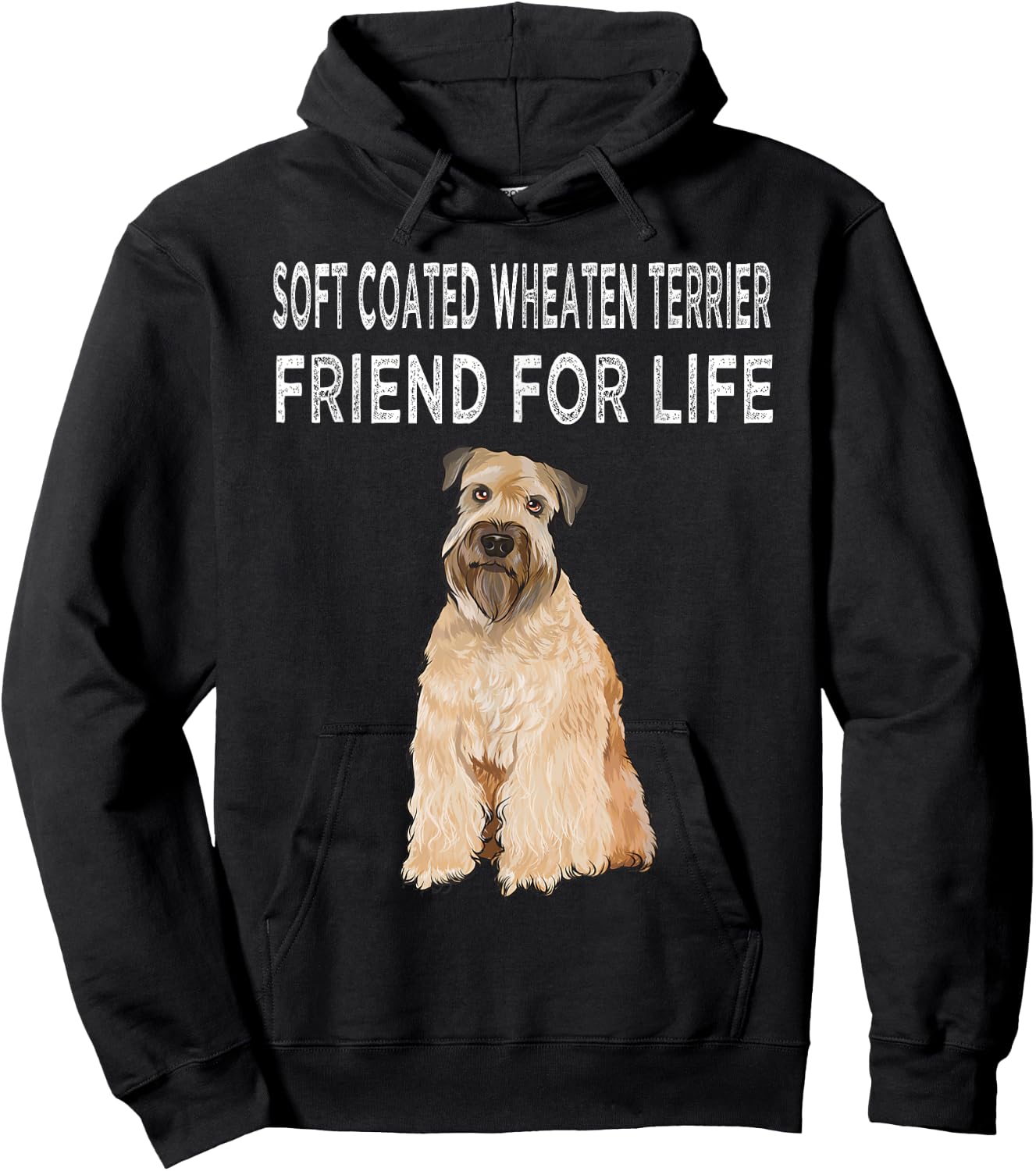 Soft Coated Wheaten Terrier Friend For Life Dog Friendship Women Hoodie - Hoodie | Black