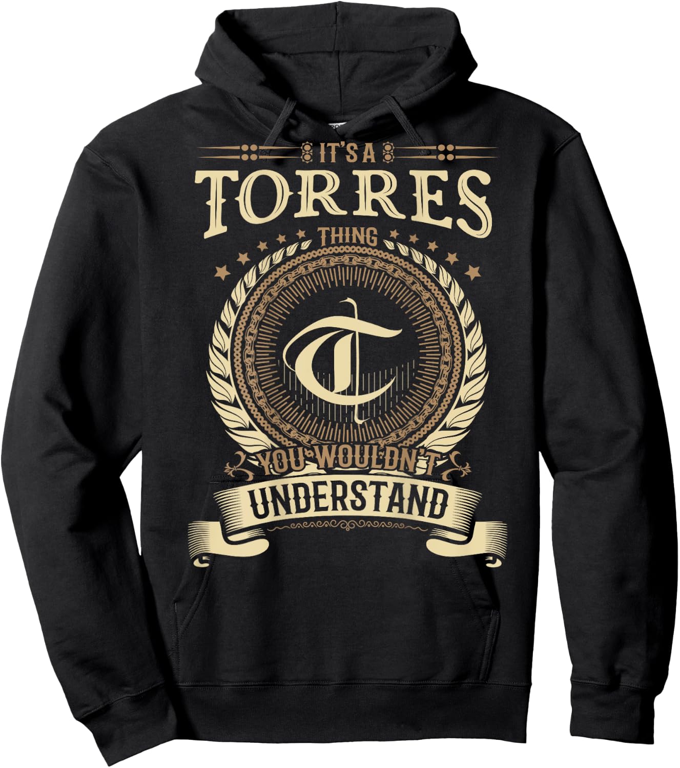 Torres Thing You Wouldn't Understand Family BACKPRINT Hoodie - Hoodie | Black