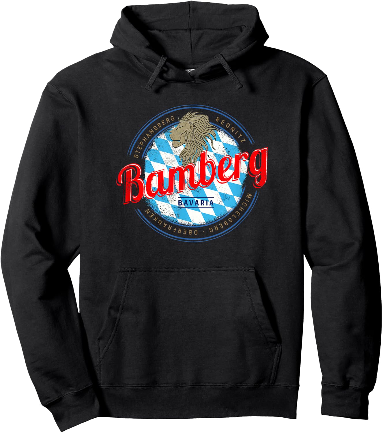 Bamberg Bavaria Upper Franconia Germany City Souvenir Hoodie - Hoodie | Black