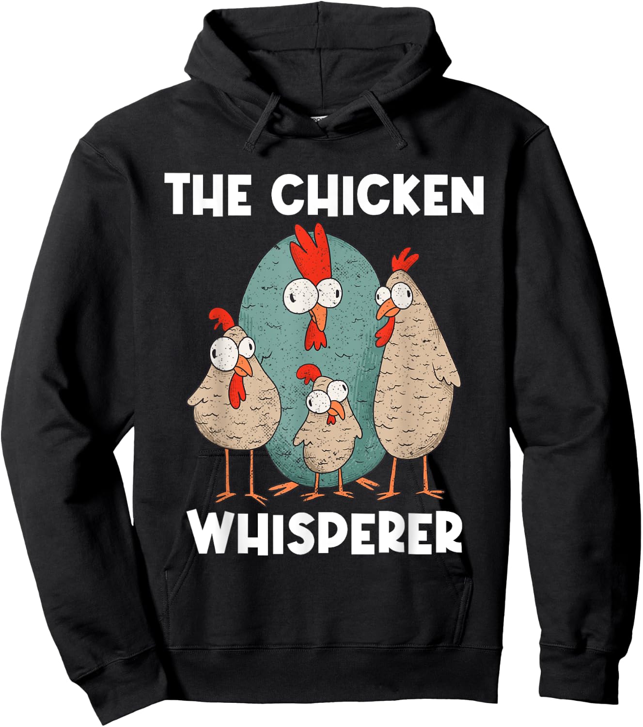 Funny Chicken Whisperer - Farmer Chickens Farmers Farmers Hoodie - Hoodie | Black