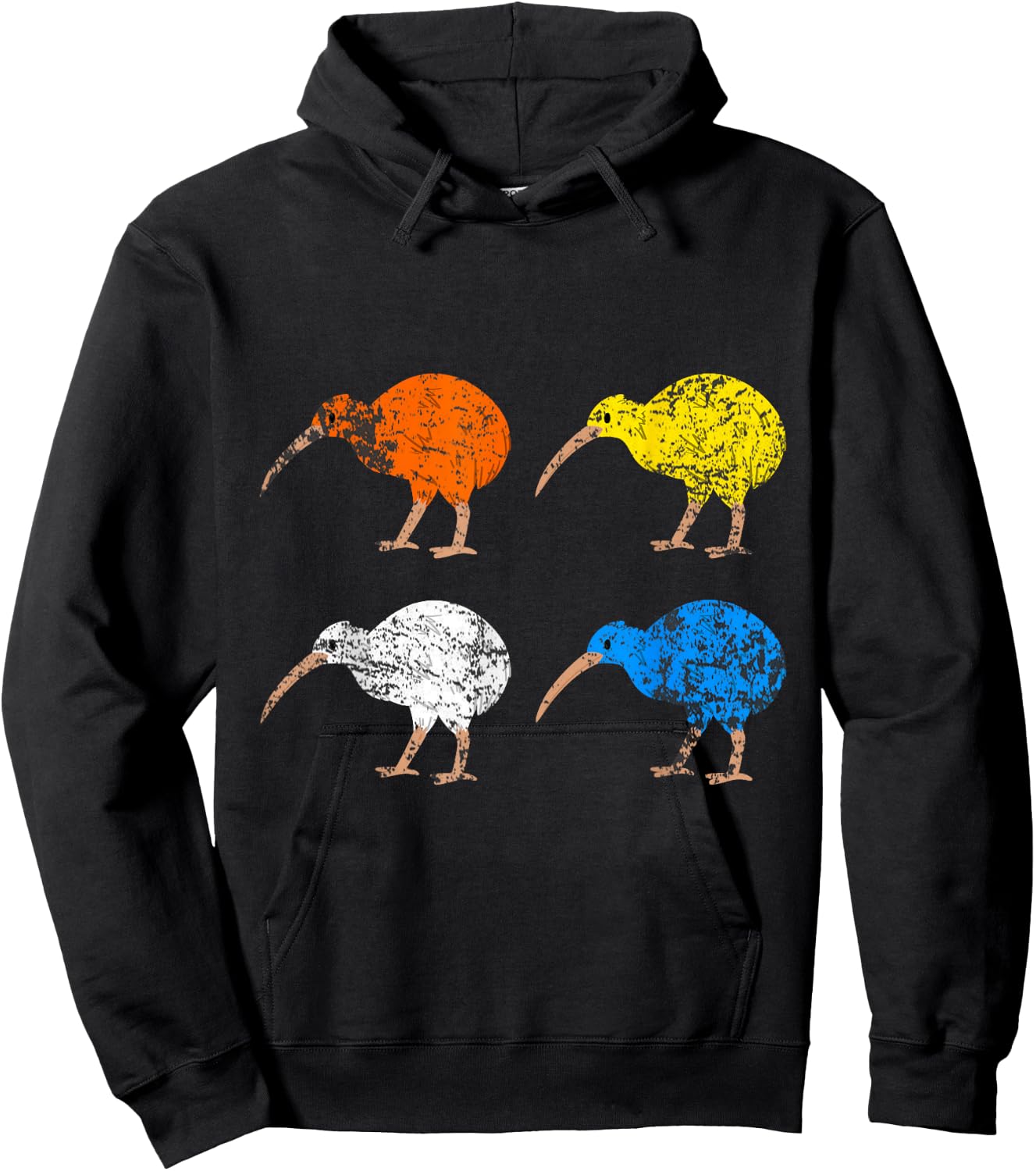 Pop Art Kiwi New Zealand Hoodie - Hoodie | Black