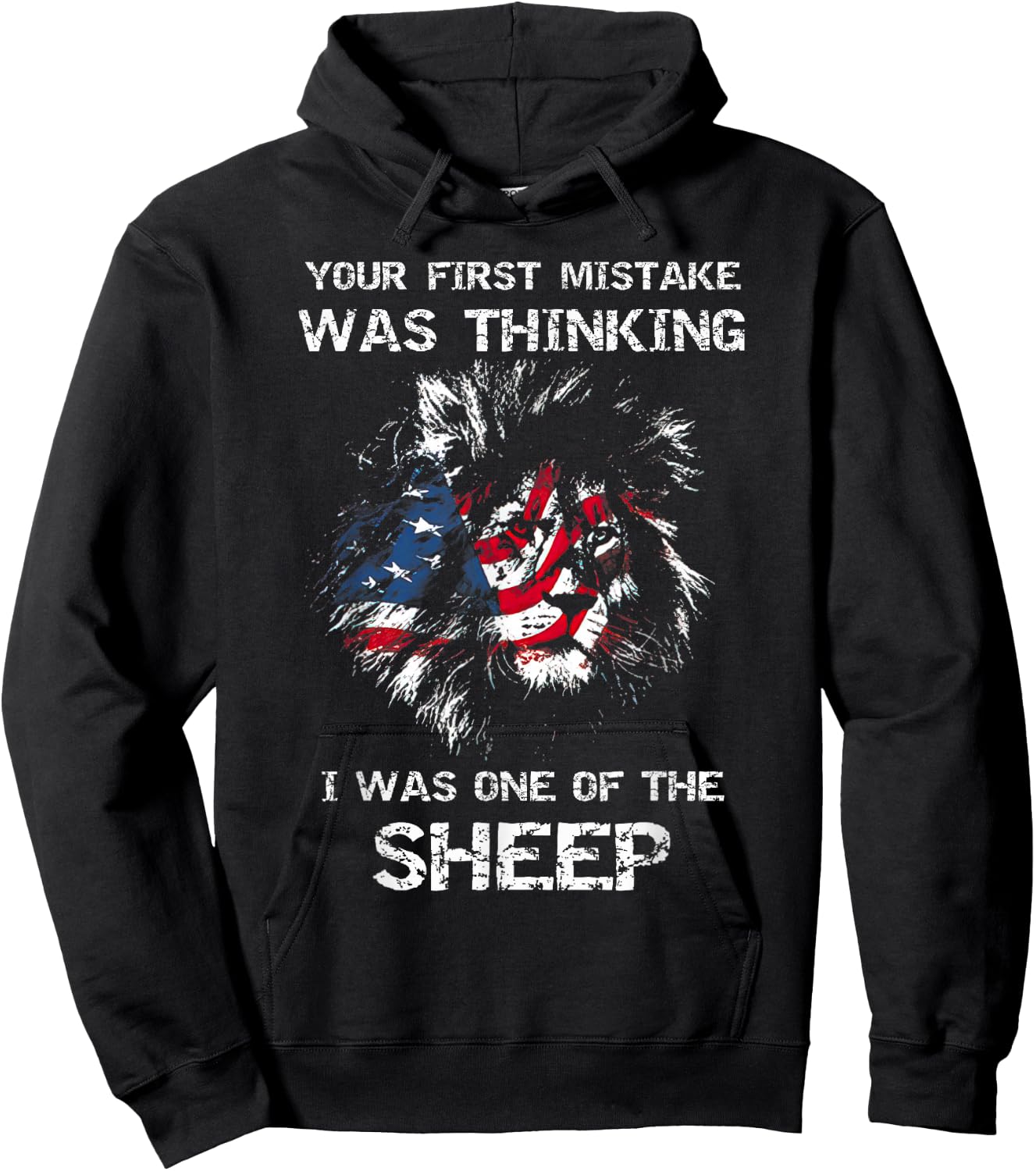 Your first mistake was thinking i was one of the sheep fun Hoodie - Hoodie | Black