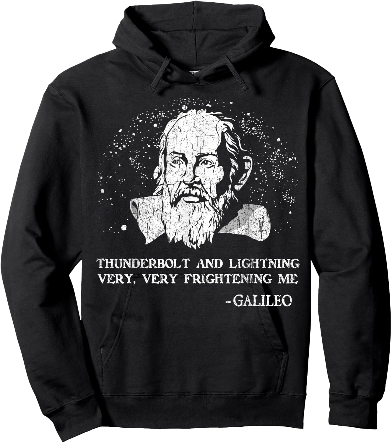 Thunderbolt and Lightning Galileo Retro Very Frightening Me Hoodie - Hoodie | Black