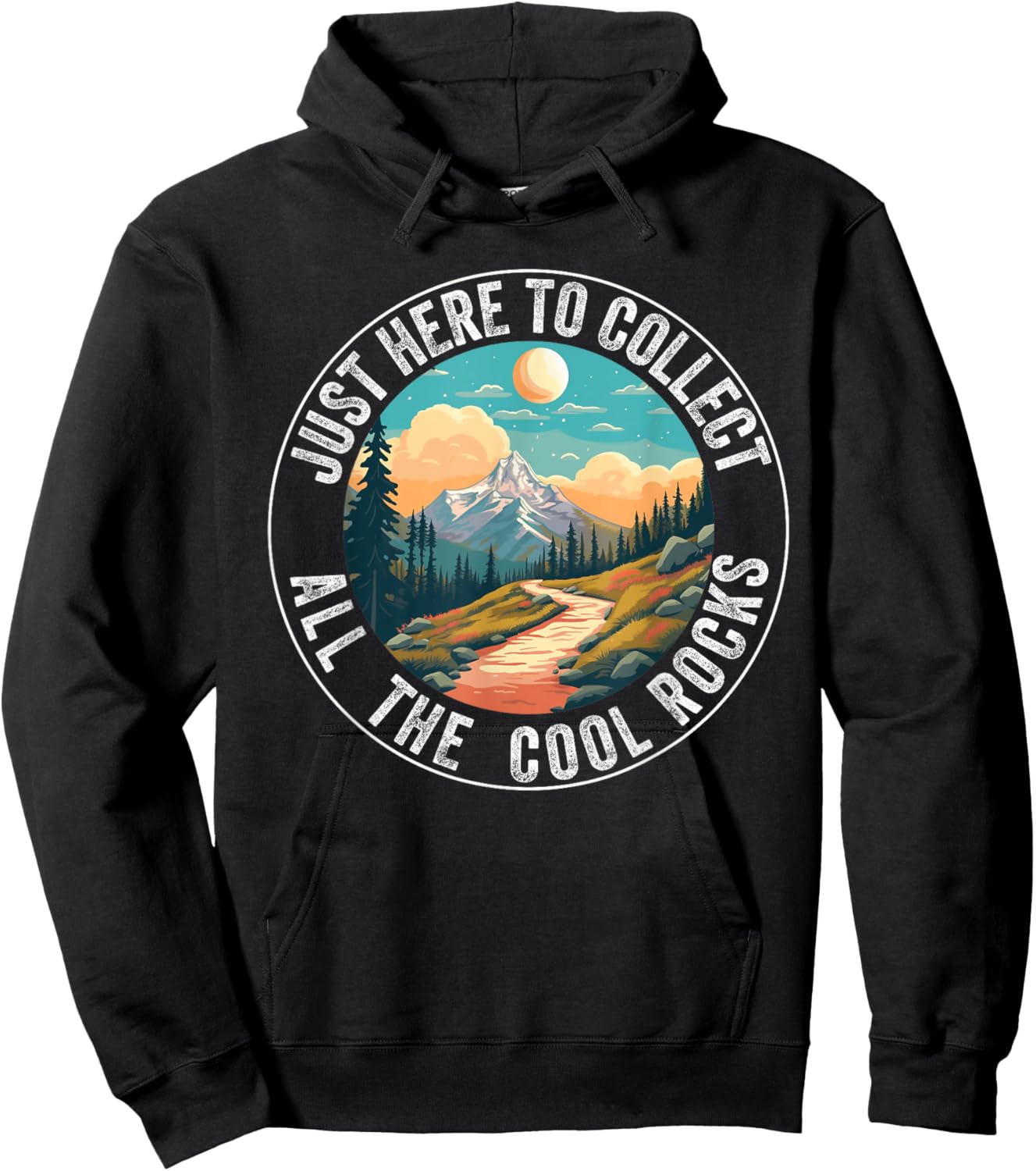 Rock Collector Hunting Men Women Stones Geology Rockhound Hoodie - Hoodie | Black