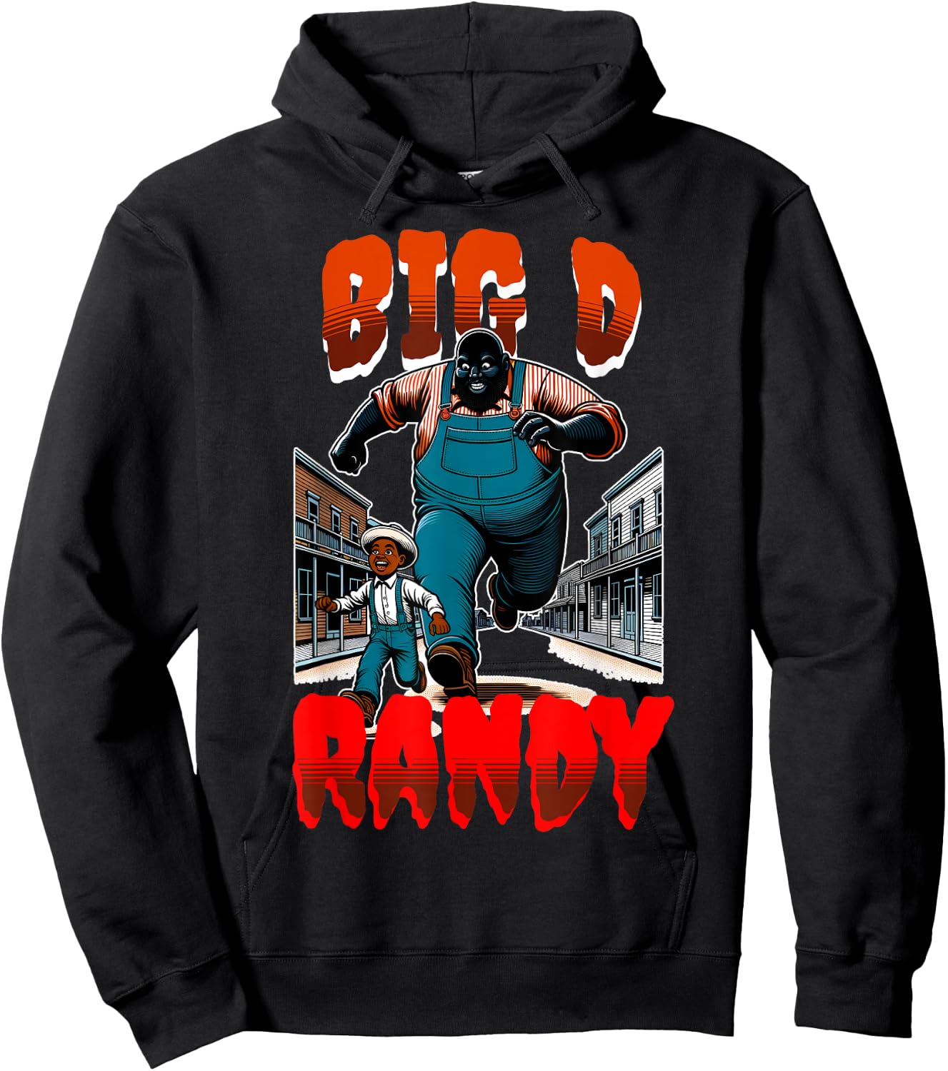 Big D Randy Halloween Meme, Funny Big Randy Meme Hoodie - Hoodie | Black
