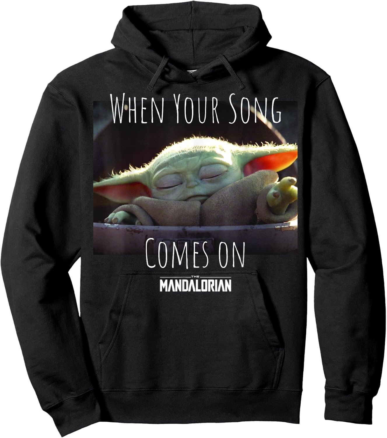 Star Wars Yoda Song Meme Hoodie - Hoodie | Black