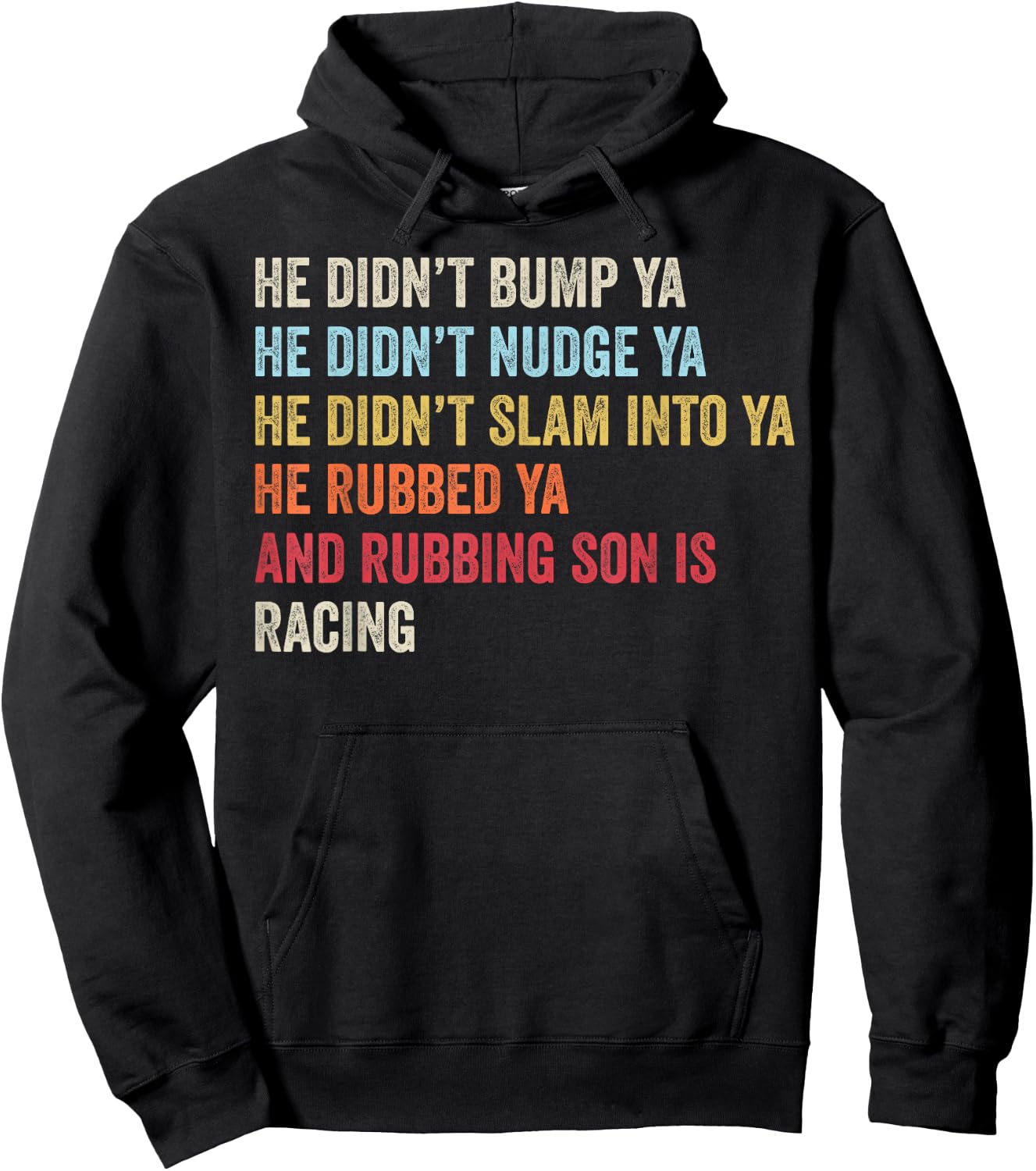 Sprint Car Racing Apparel Funny Race Quote Dirt Track Racing Hoodie - Hoodie | Black