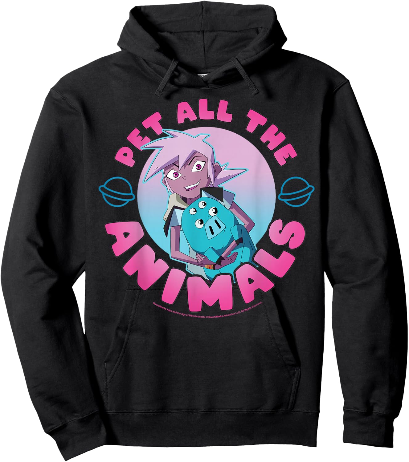 Kipo And The Age Of Wonderbeasts Pet All The Animals Hoodie - Hoodie | Black