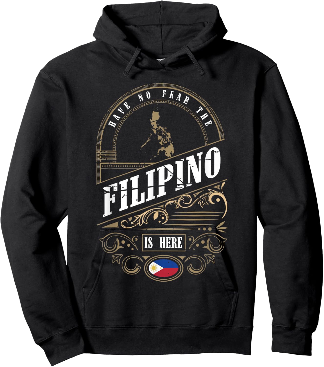 Islands of Felipe Philippines Maharlika Filipino Hoodie - Hoodie | Black