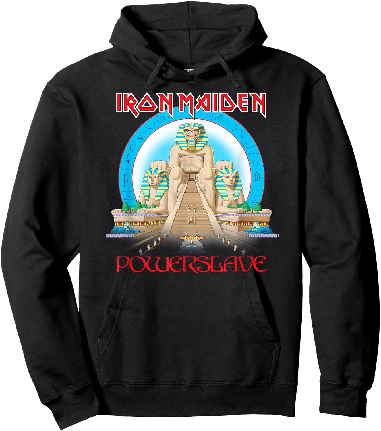 Iron Maiden - Powerslave Egypt Heather Hoodie - Hoodie | Black