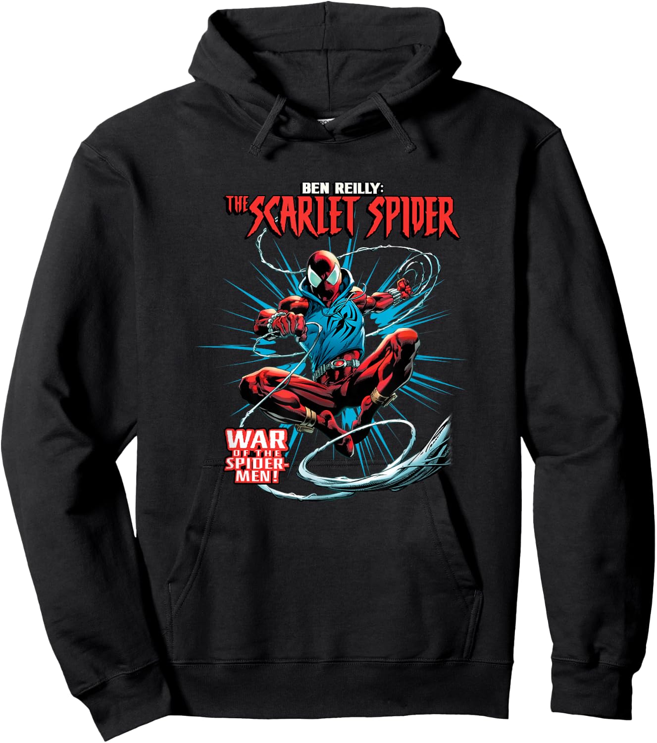 Marvel Spider-Man Ben Reilly The Scarlet Spider Epic Poster Hoodie - Hoodie | Black