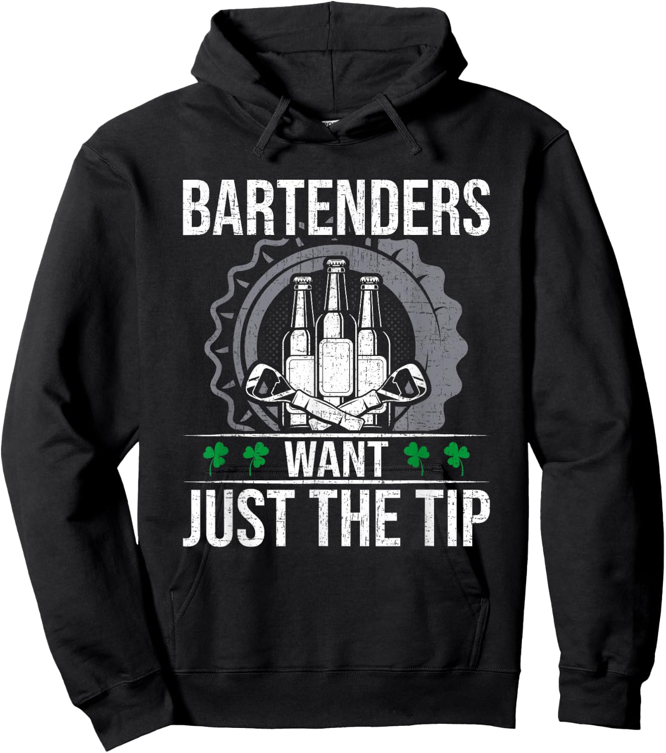 Bartenders Want Just The Tip Bartending Bartender Hoodie - Hoodie | Black
