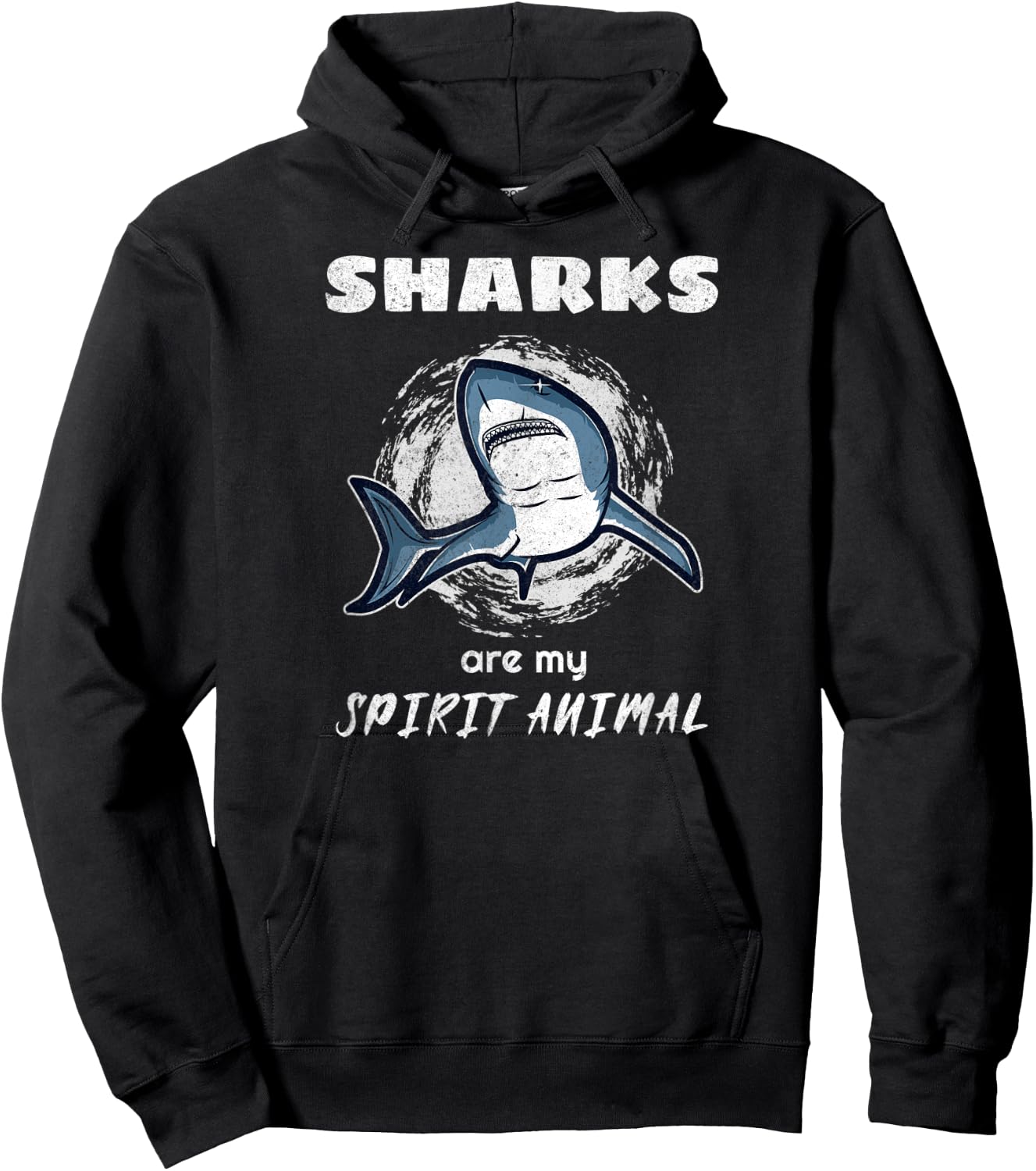 Sharks Are My Spirit Animal Hoodie - Hoodie | Black