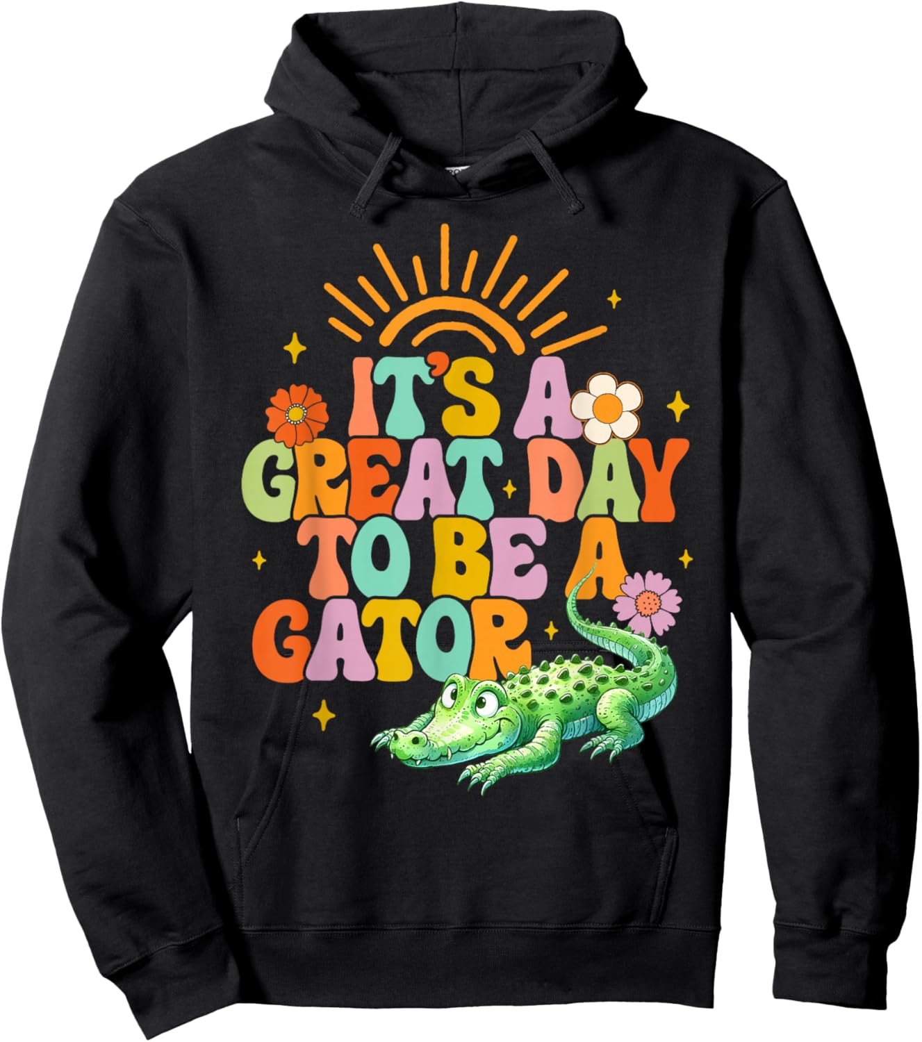 Teacher School Alligator It's A Great A Day To Be A Gator Hoodie - Hoodie | Black
