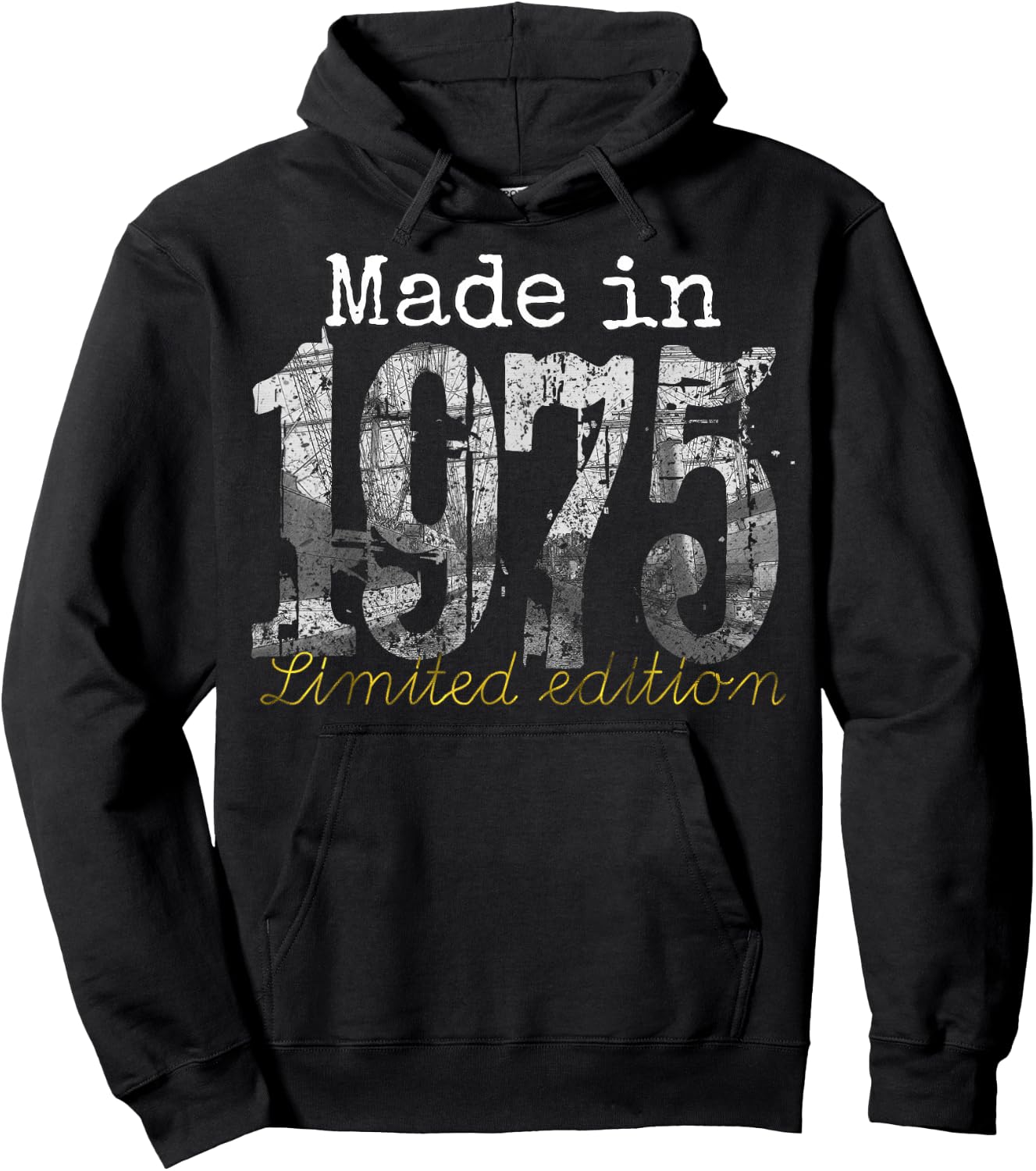 Made in 1975 - 50 Year Old Shirt 1975 50th Birthday Gift Hoodie - Hoodie | Black