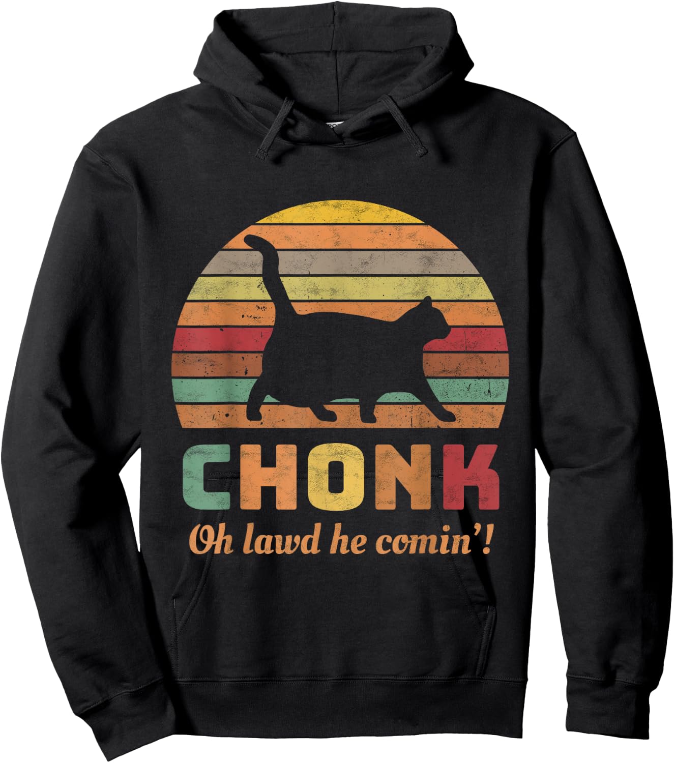 Chonk Scale Cat Meme Chonk Cat Women Hoodie - Hoodie | Black