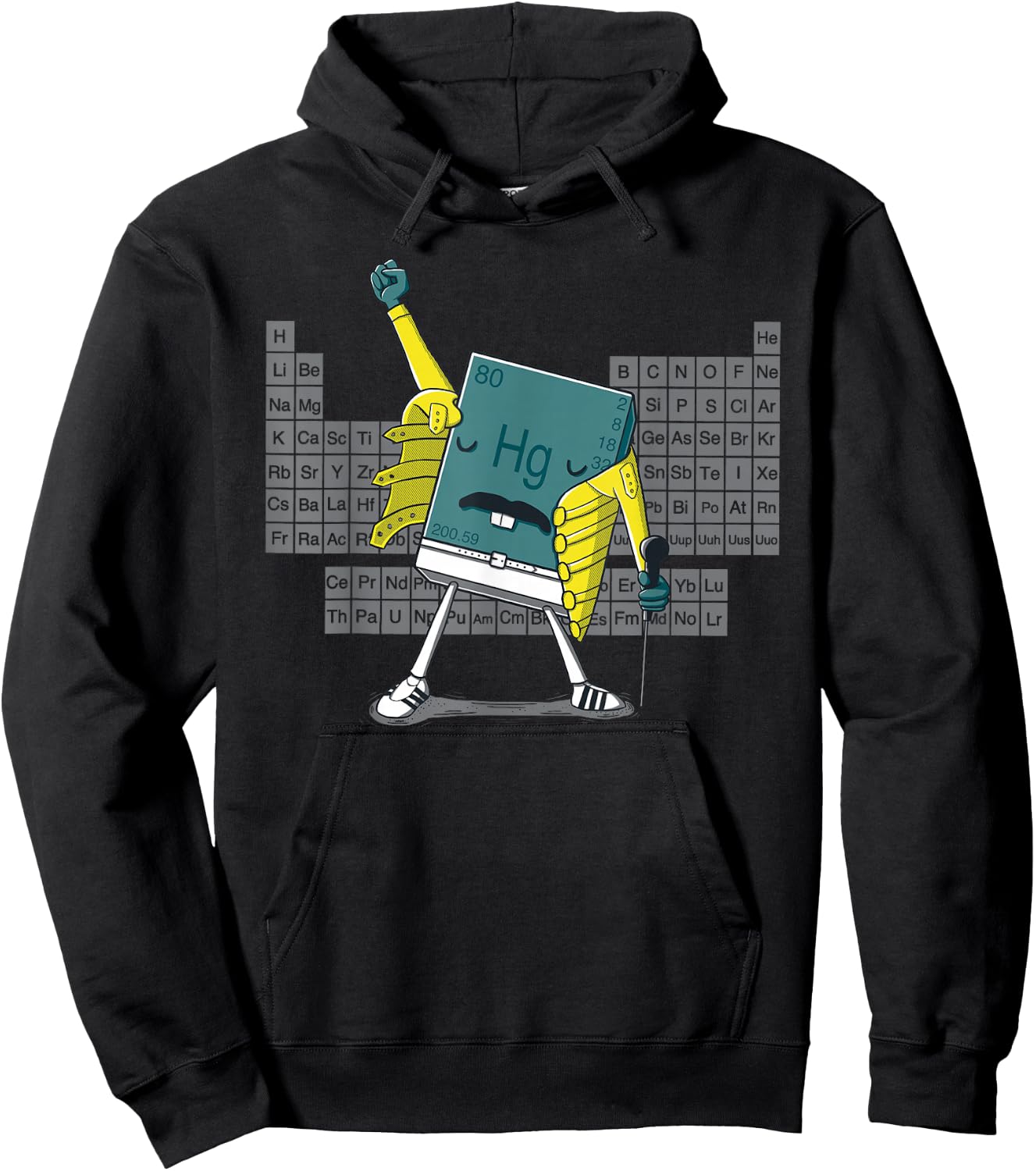 Science Chemistry Mercury Rock Meme Queen LOL Parody Freddie Hoodie - Hoodie | Black