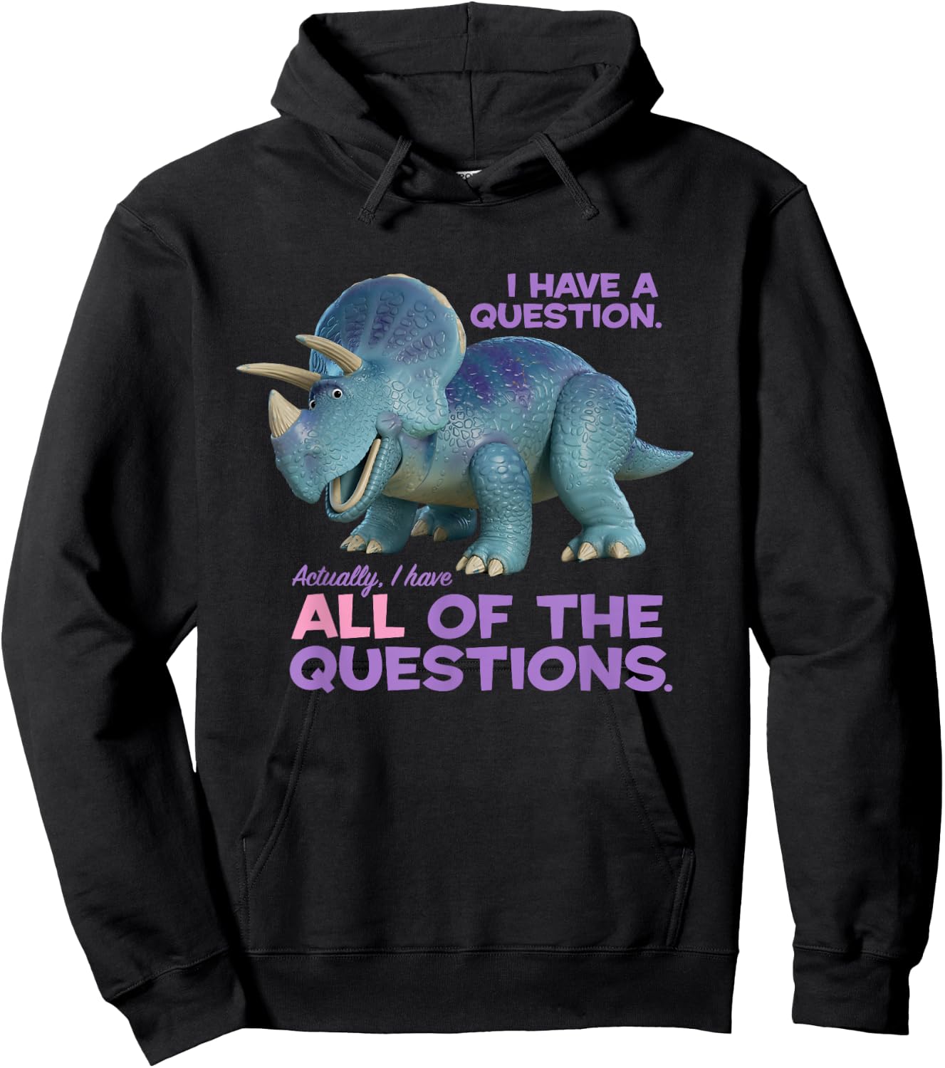 Disney and Pixar Toy Story 4 Trixie Questions Hoodie - Hoodie | Black