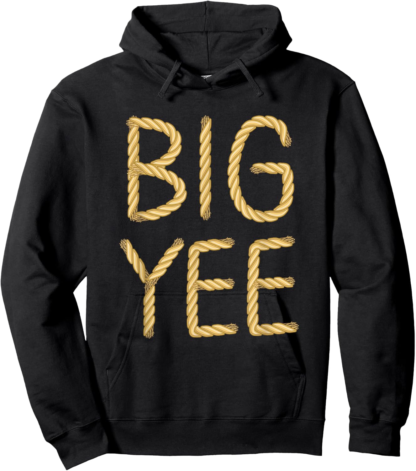 Big Yee Western Theme Country Rope Rodeo Sorority Reveal Hoodie - Hoodie | Black