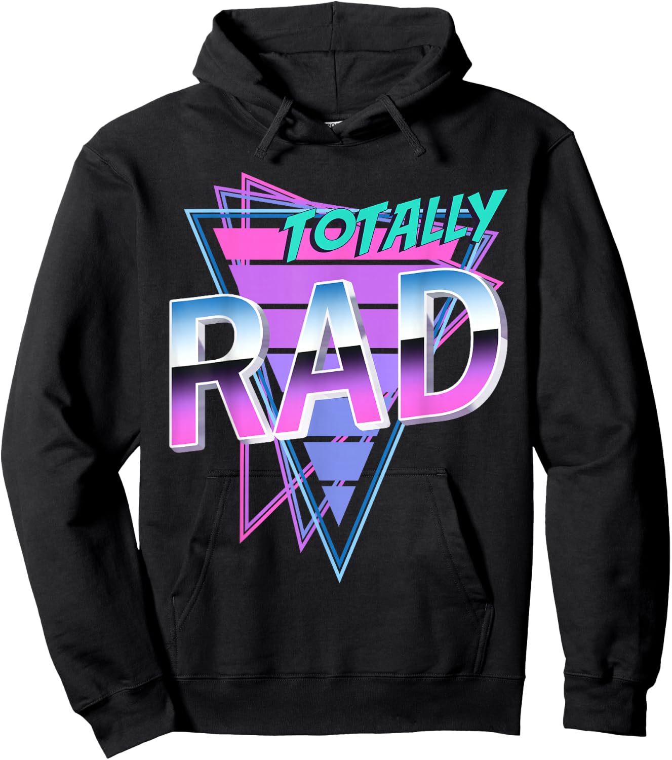 Totally Rad 80's Hoodie - Hoodie | Black