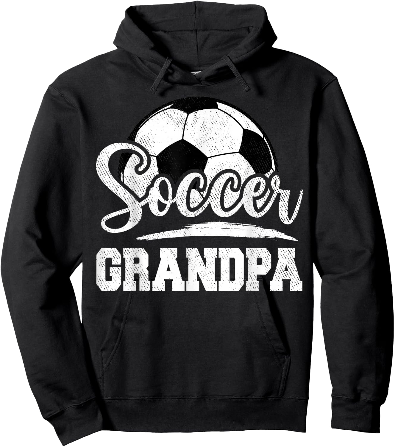 Soccer Grandpa Soccer Player Game Day Father's Day Hoodie - Hoodie | Black