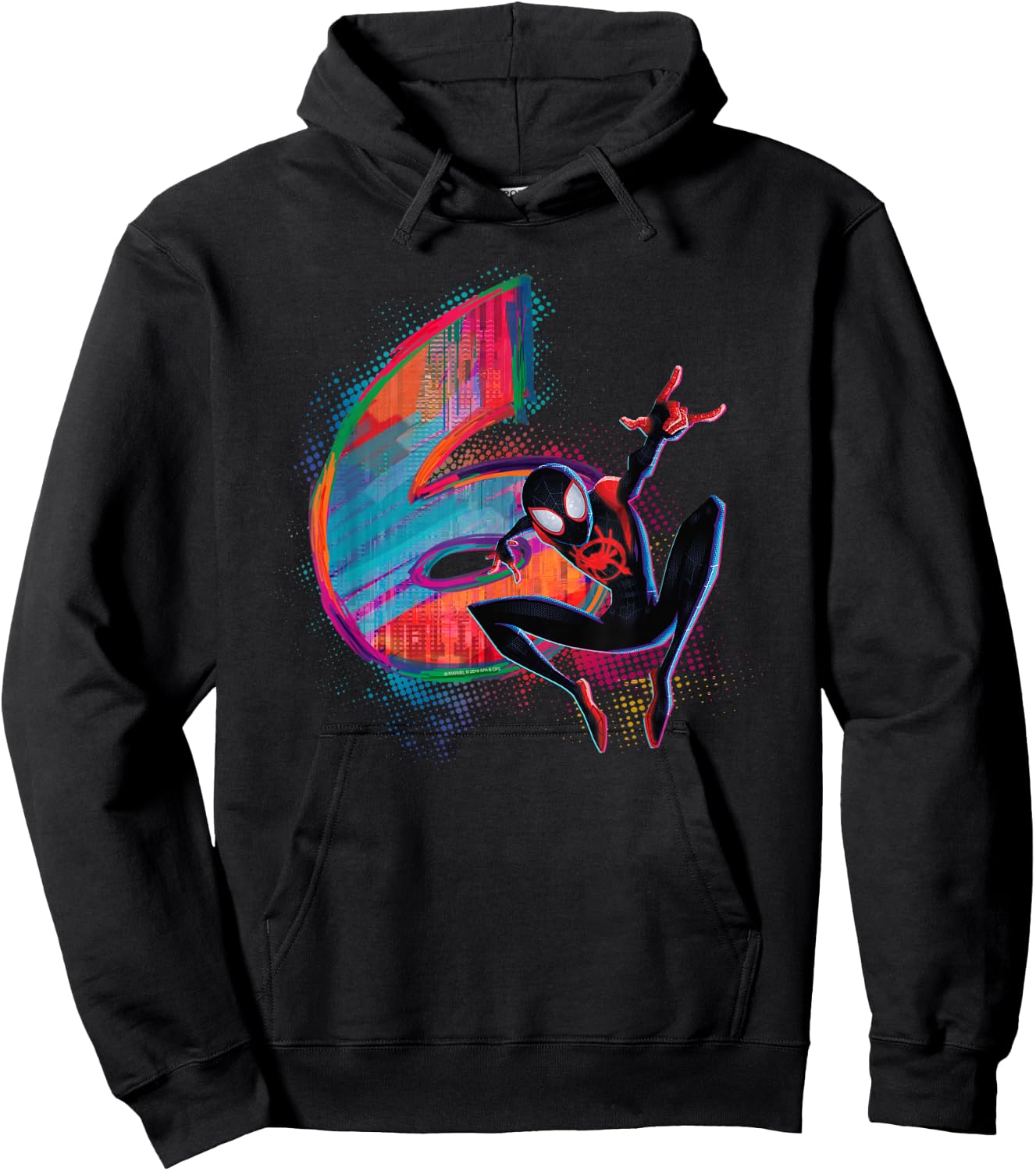Marvel Spider-Man Miles Morales 6th Birthday Graphic Small Hoodie - Hoodie | Black