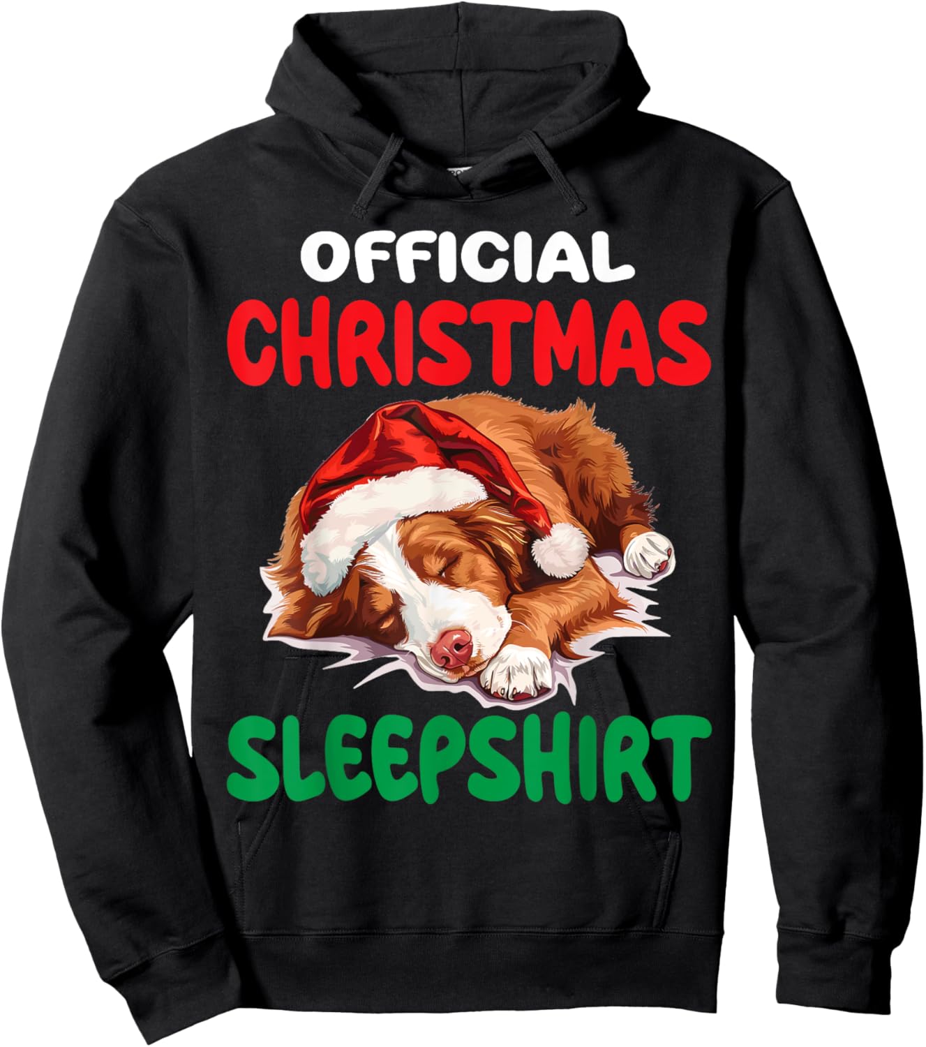 Cute Nova Scotia Duck Tolling Retriever Dog Official Women Kids Hoodie - Hoodie | Black