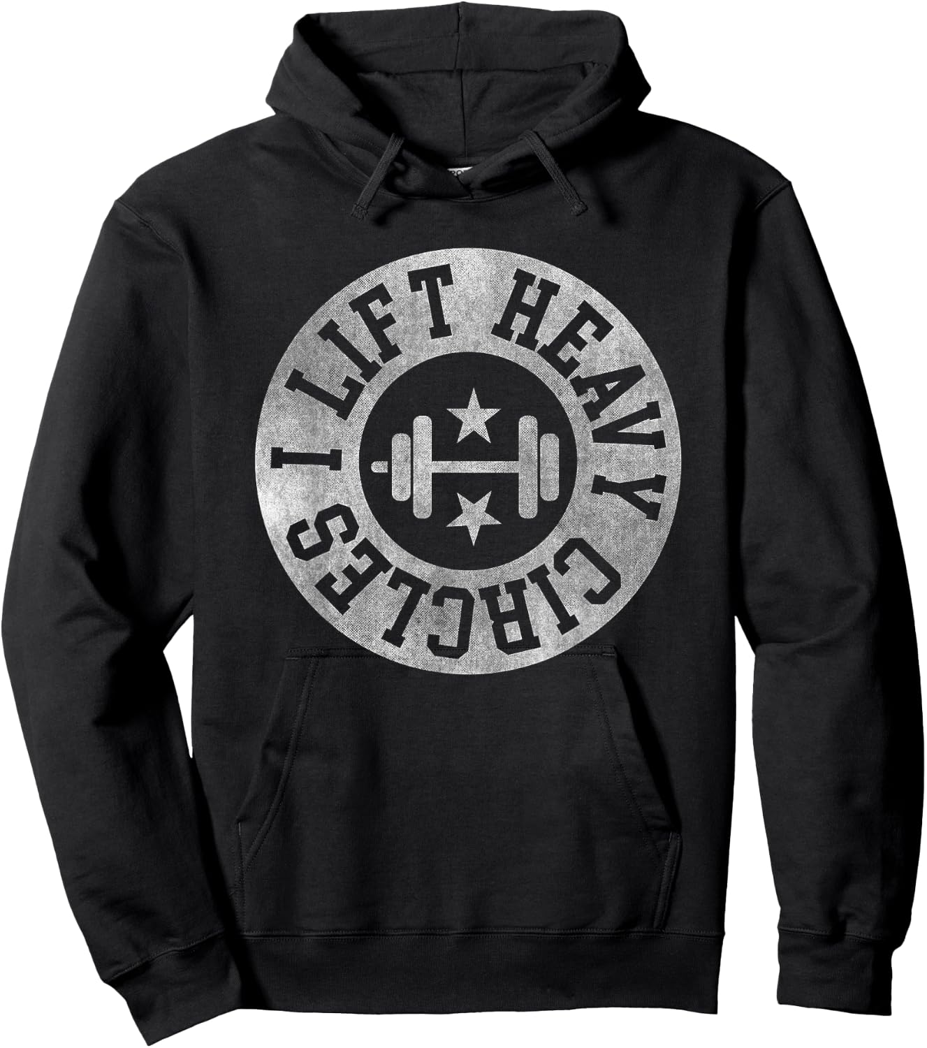 Weightlifting I lift heavy circles Gym Workout powerlifting Hoodie - Hoodie | Black
