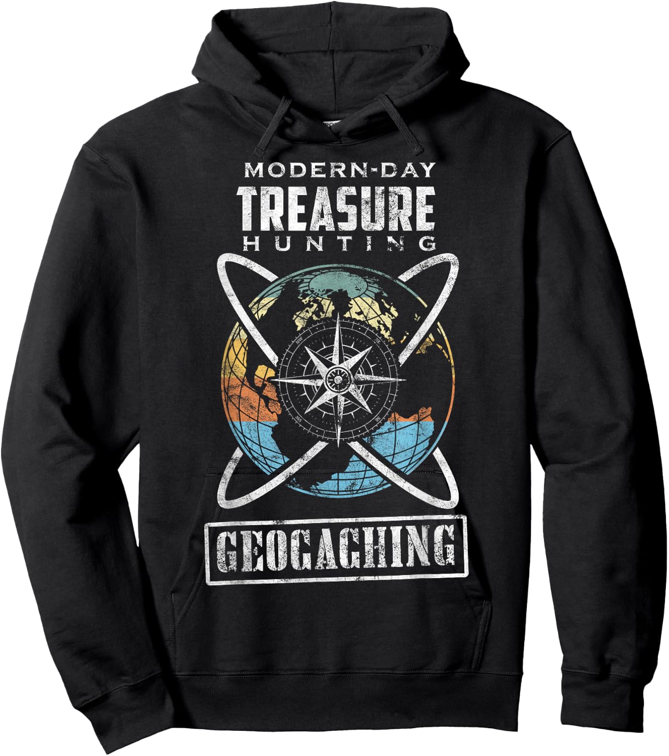 Geocaching Geocacher Geocache GPS Gift Hoodie - Hoodie | Black