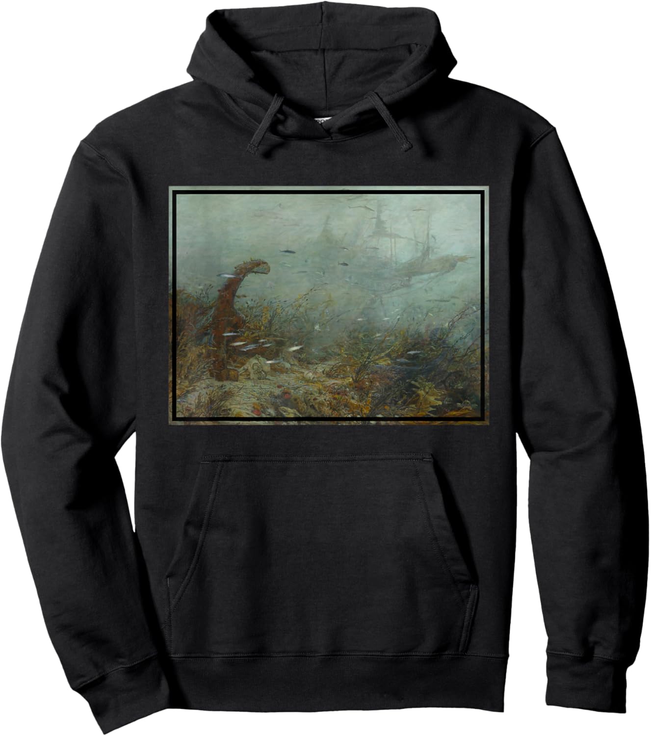 Davy Jones Locker Painting (1890) Hoodie - Hoodie | Black