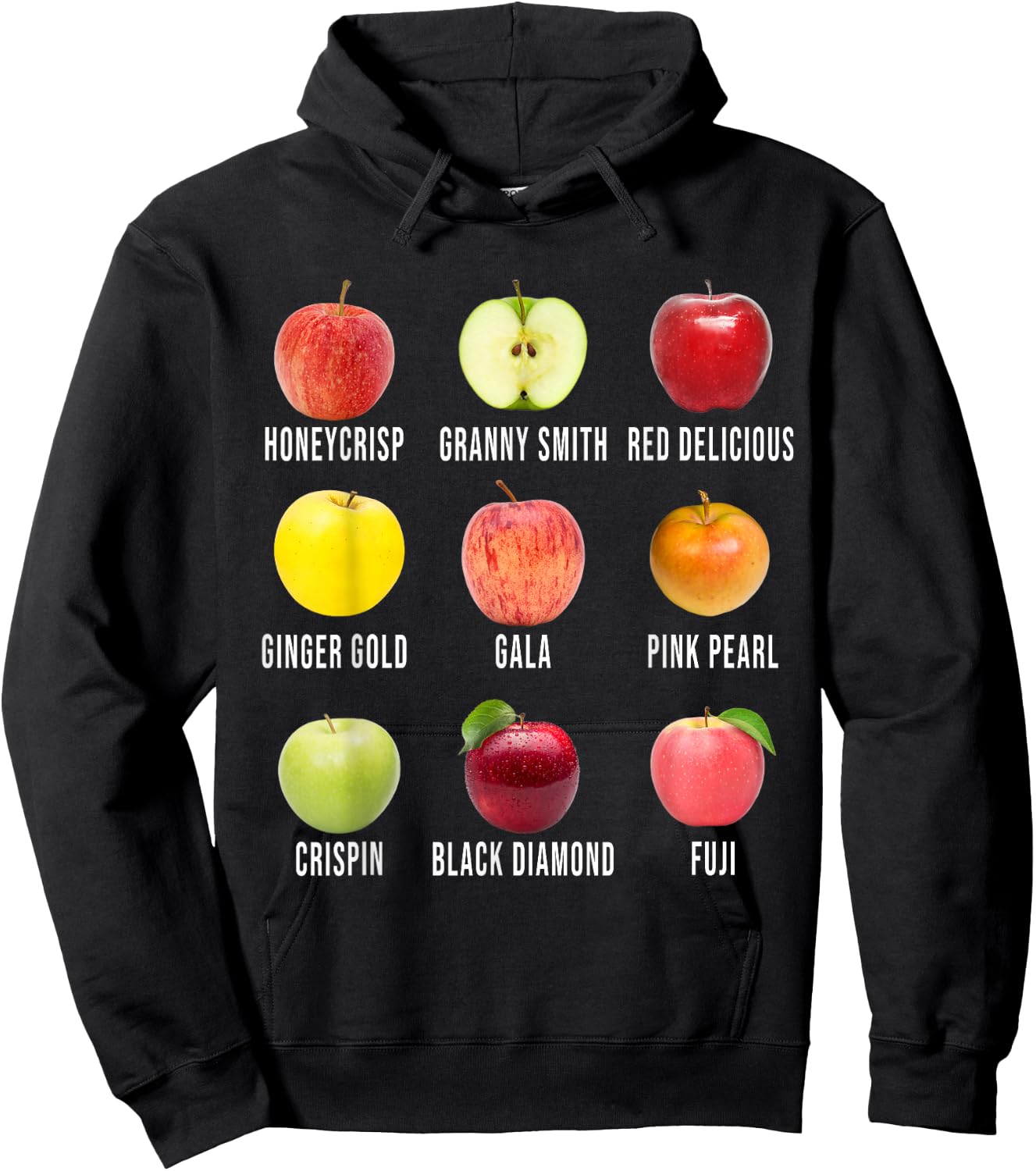 Fall Apple Picking Apple Orchard Boho Farm Fesh Hoodie - Hoodie | Black