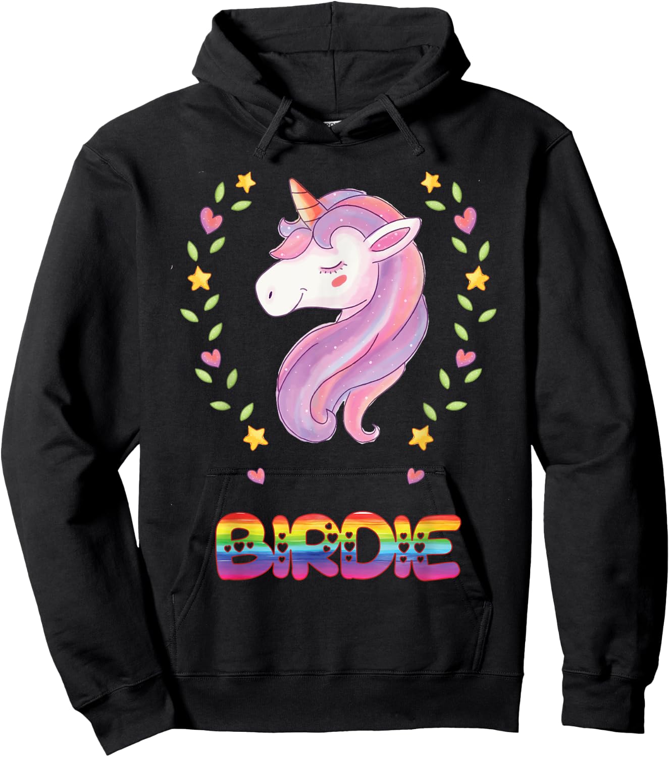 Birdie Name Hoodie - Hoodie | Black