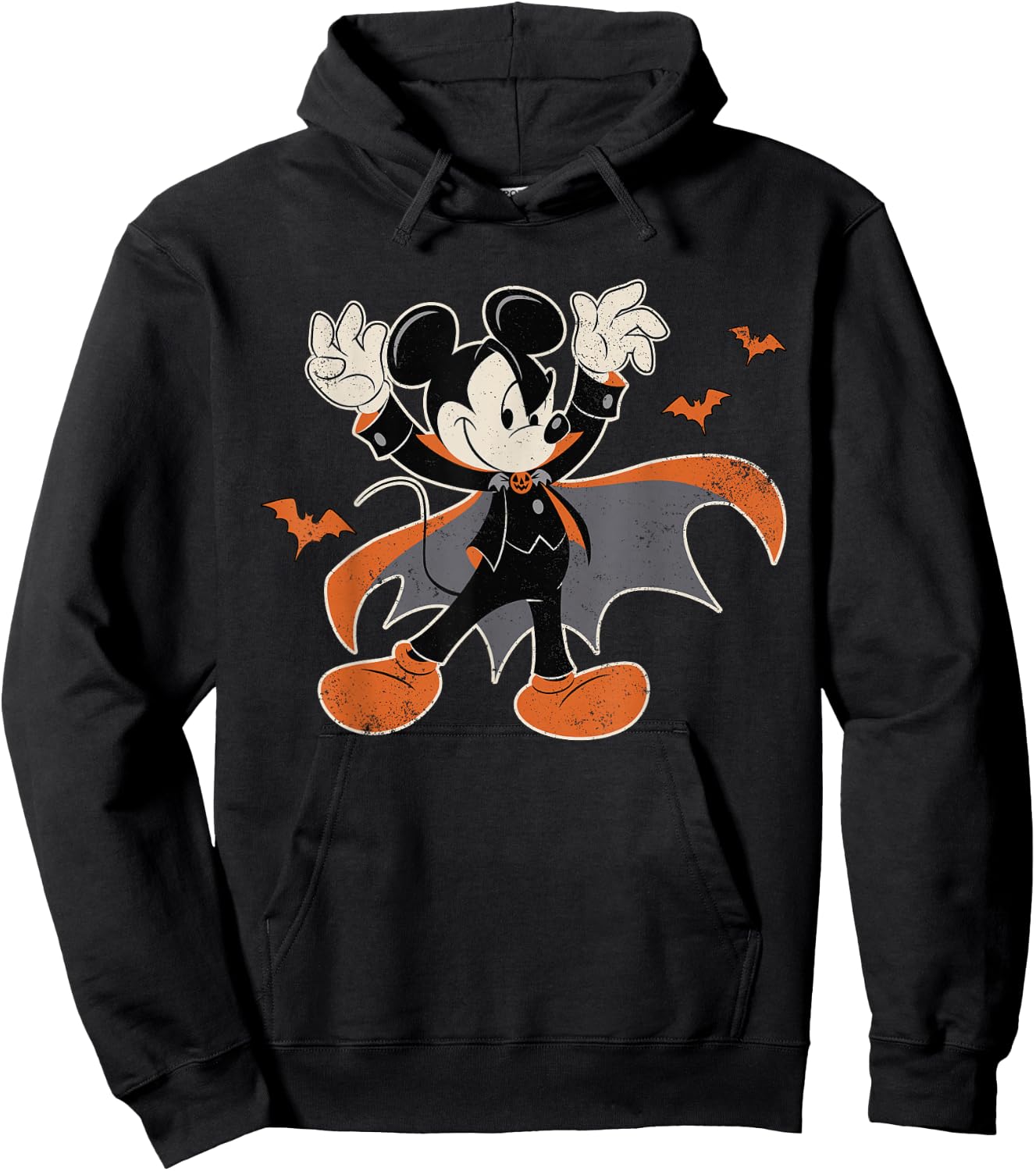 Disney Mickey Mouse Spooky Dracula Costume Halloween Hoodie - Hoodie | Black