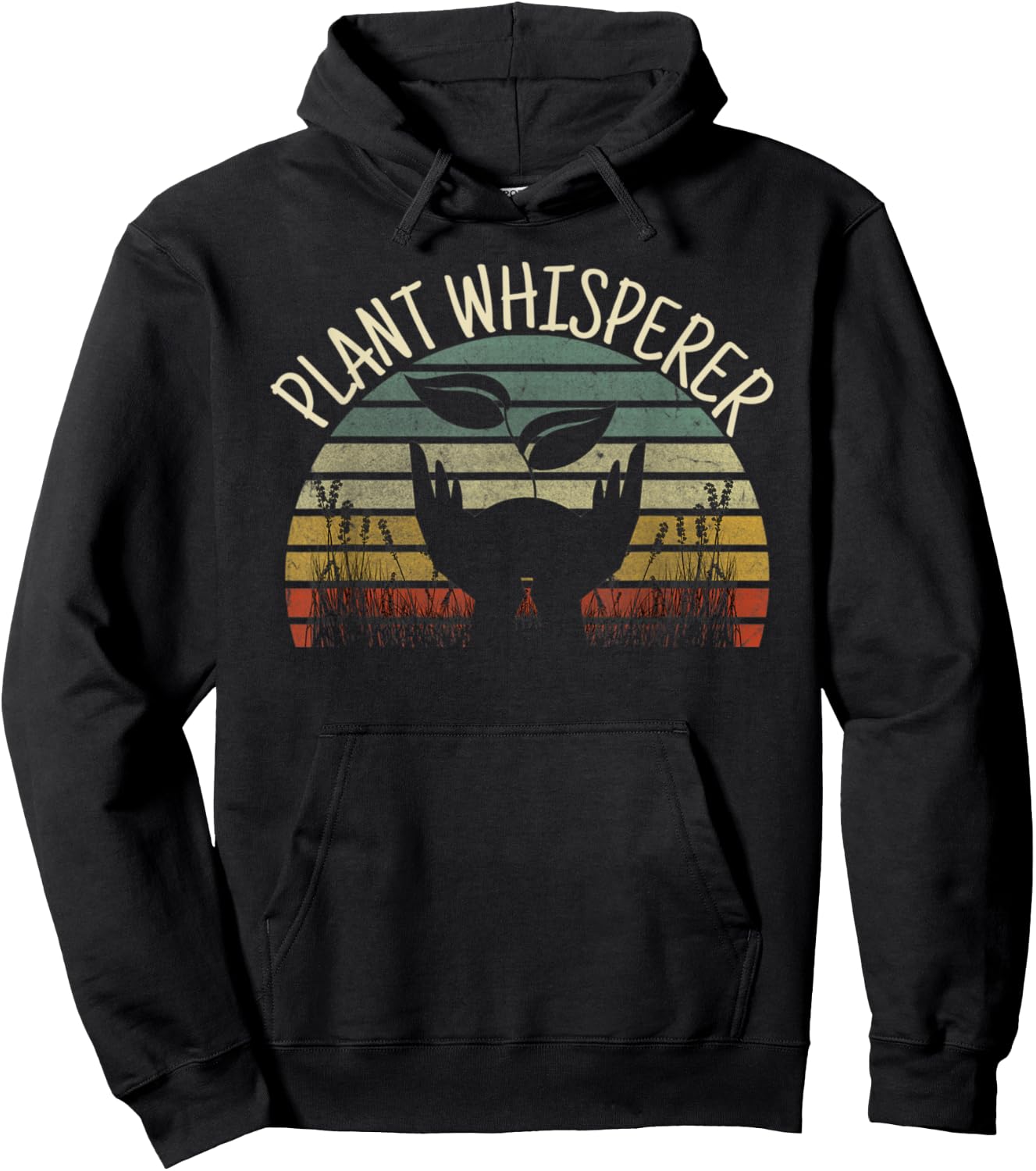 Vintage Gardener Shirt - Plant Whisperer Hoodie - Hoodie | Black