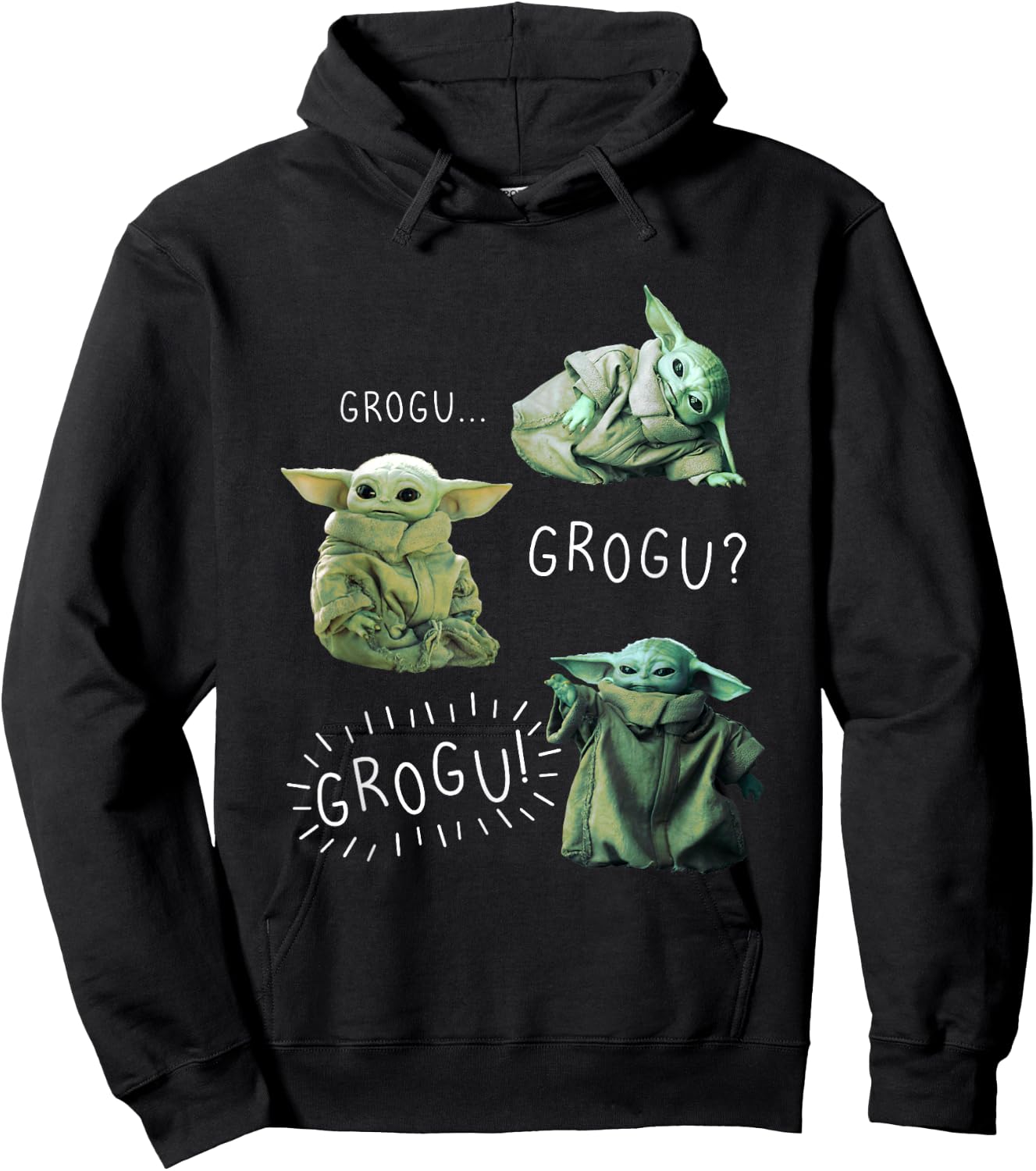 Star Wars: The Mandalorian Grogu Grogu R14 Hoodie - Hoodie | Black