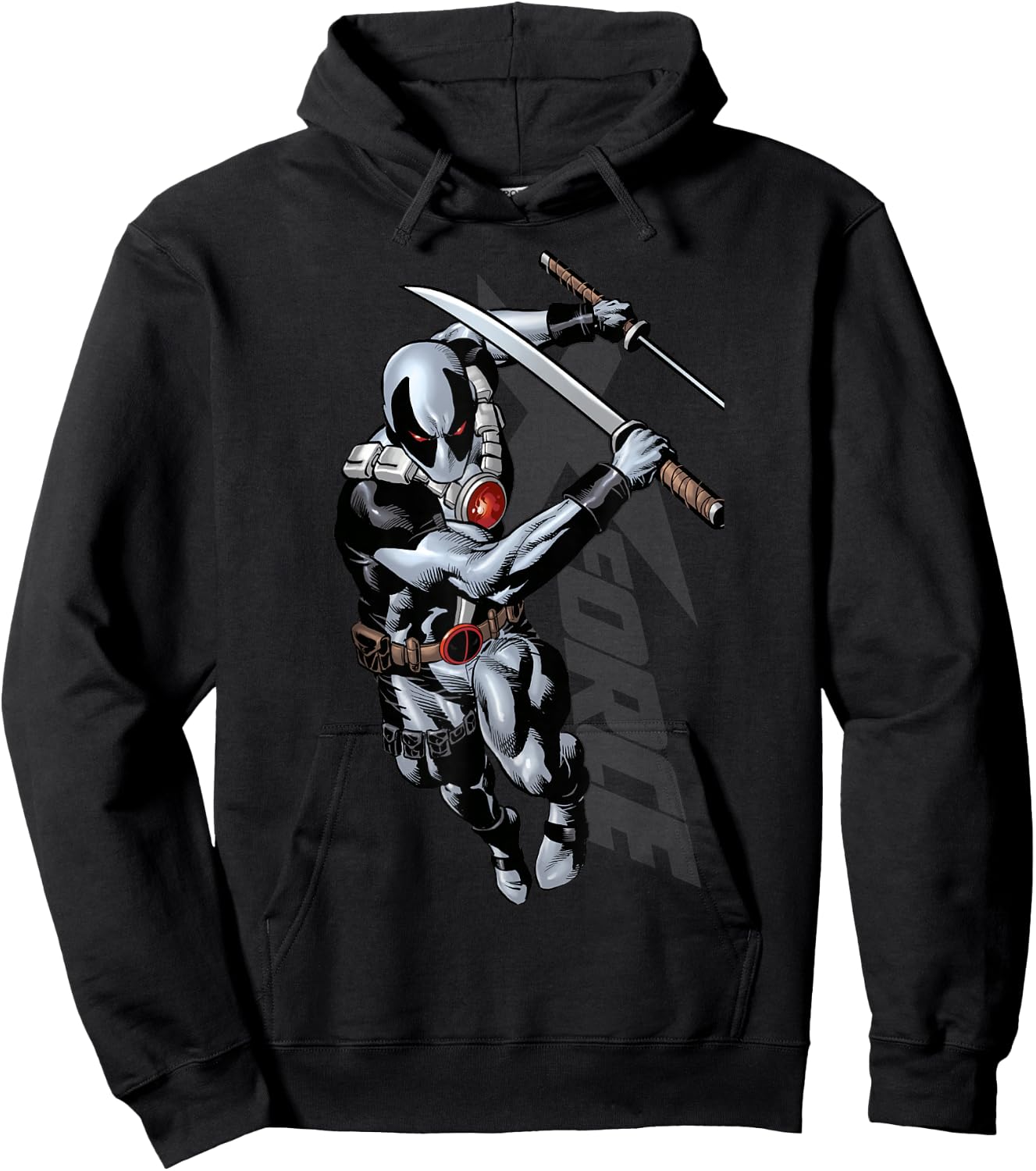 Marvel X-Force Deadpool Action Shot Hoodie - Hoodie | Black